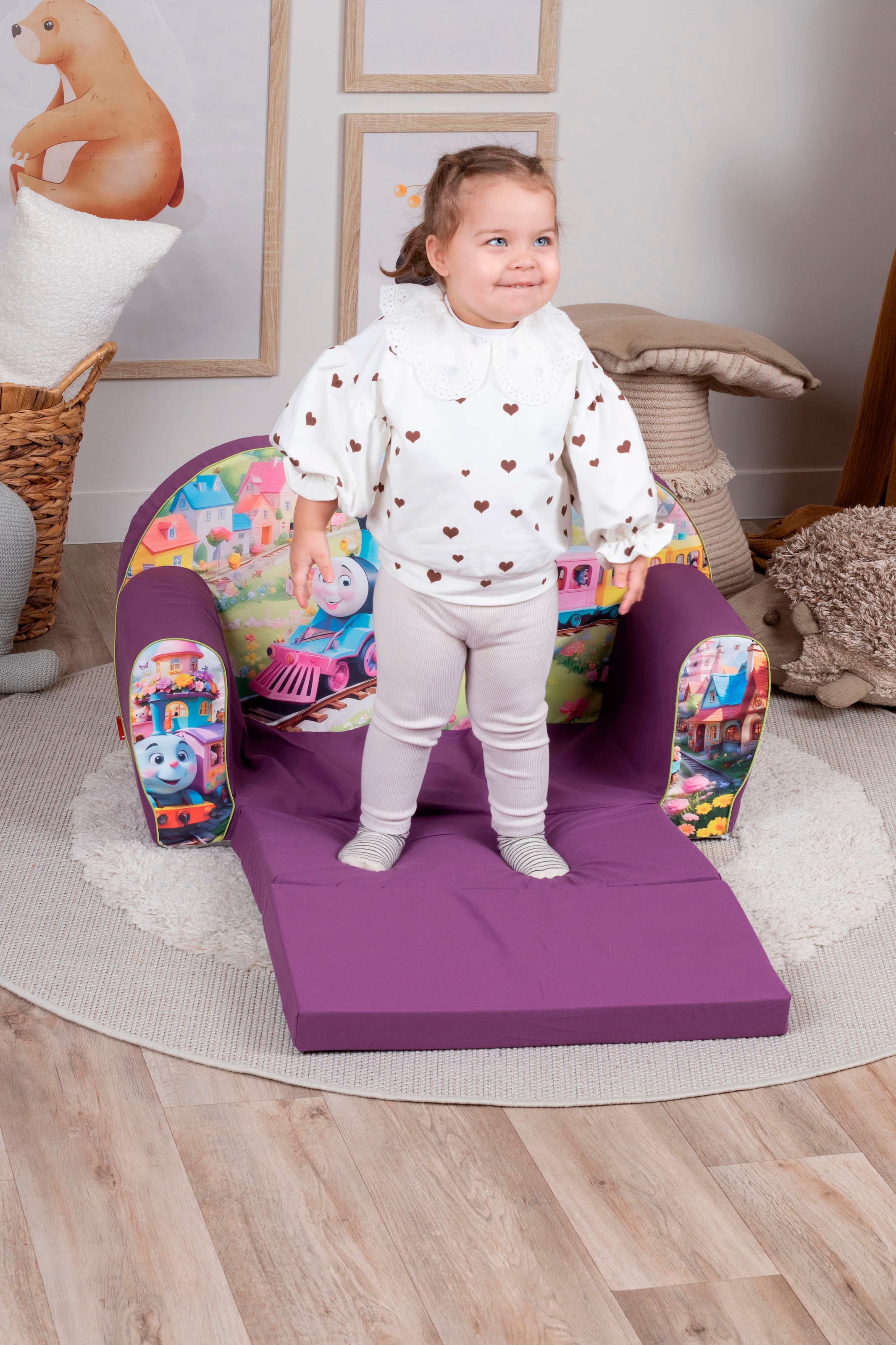 Knorrtoys® Sofa »Happy train«, für Kinder; Made in Europe