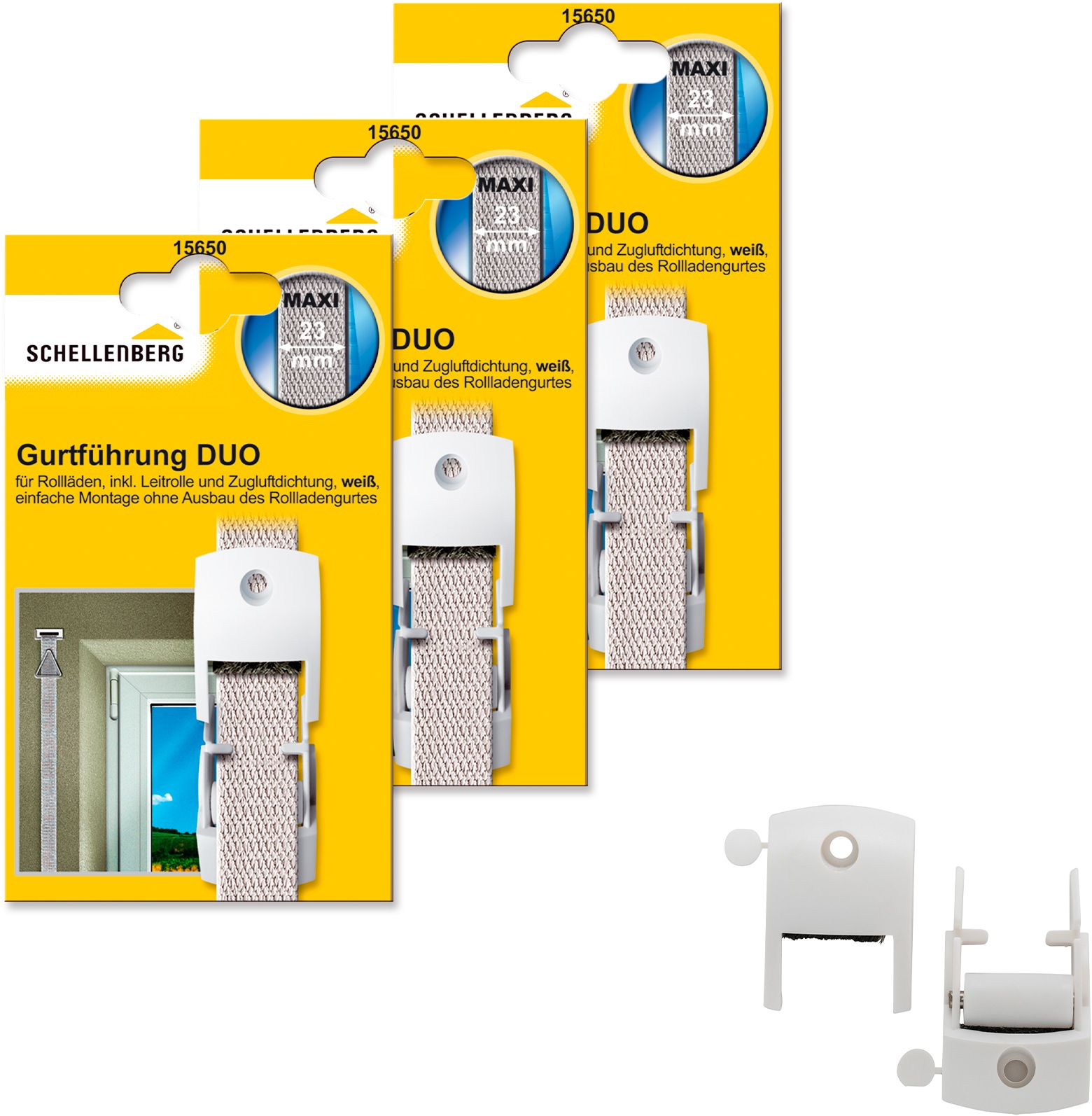 SCHELLENBERG Rollladen-Gurtführung »Duo für das Rollladensystem Maxi« Set, günstig online kaufen