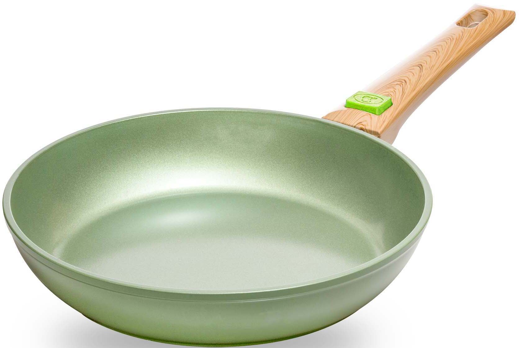 JUST VEGAN Bratpfanne »CeraVegan« Aluminium 1 Stk. tlg. pflanzliche Keramik günstig online kaufen