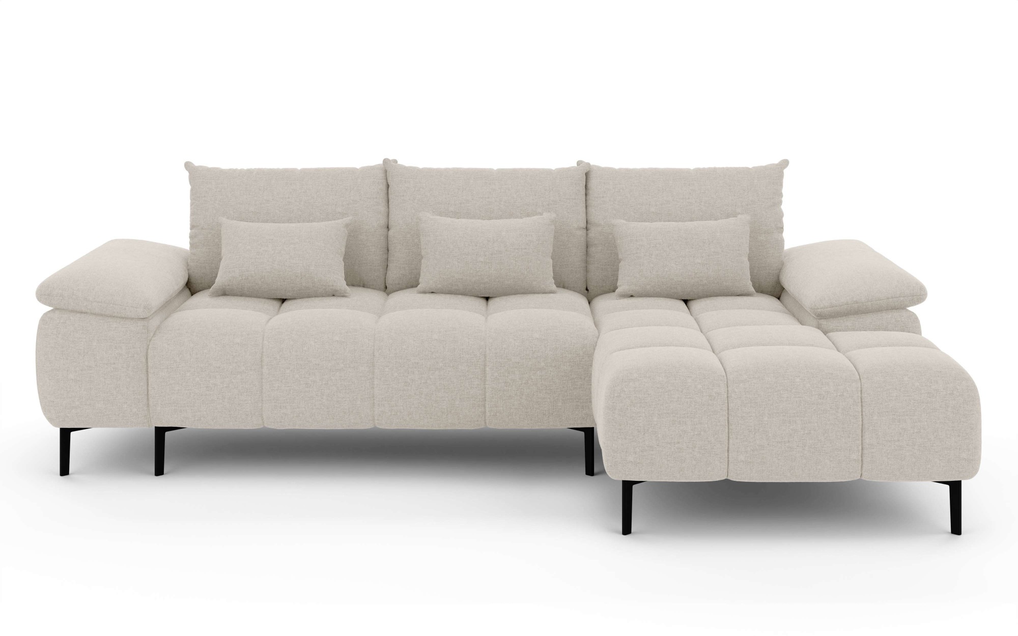 INOSIGN Ecksofa »DROMARA Schlafsofa mit Bettkasten, Maße: B/T/H 277/141/91 günstig online kaufen