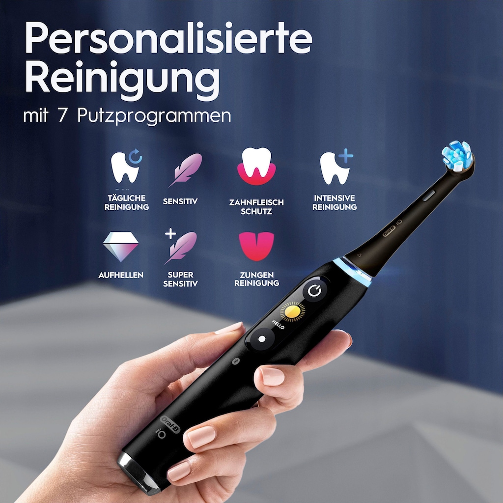 Oral-B Elektrische Zahnbürste »iO 9 Luxe Edition«, 1 St. Aufsteckbürsten