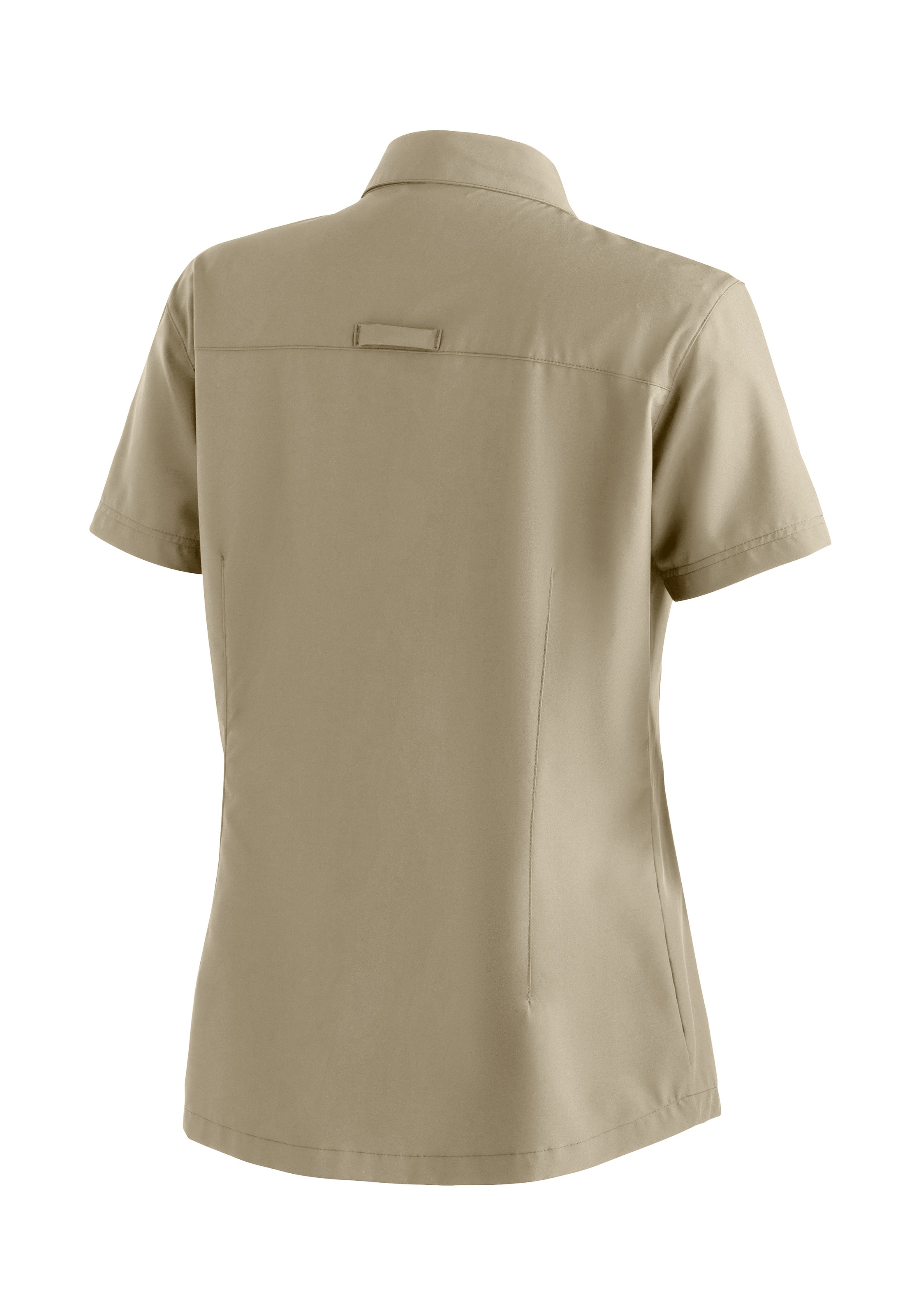 Maier Sports Funktionsbluse »Magos S/S W«, Damen Hemdbluse, atmungsaktives Freizeit-Hemd, Taillierter Schnitt