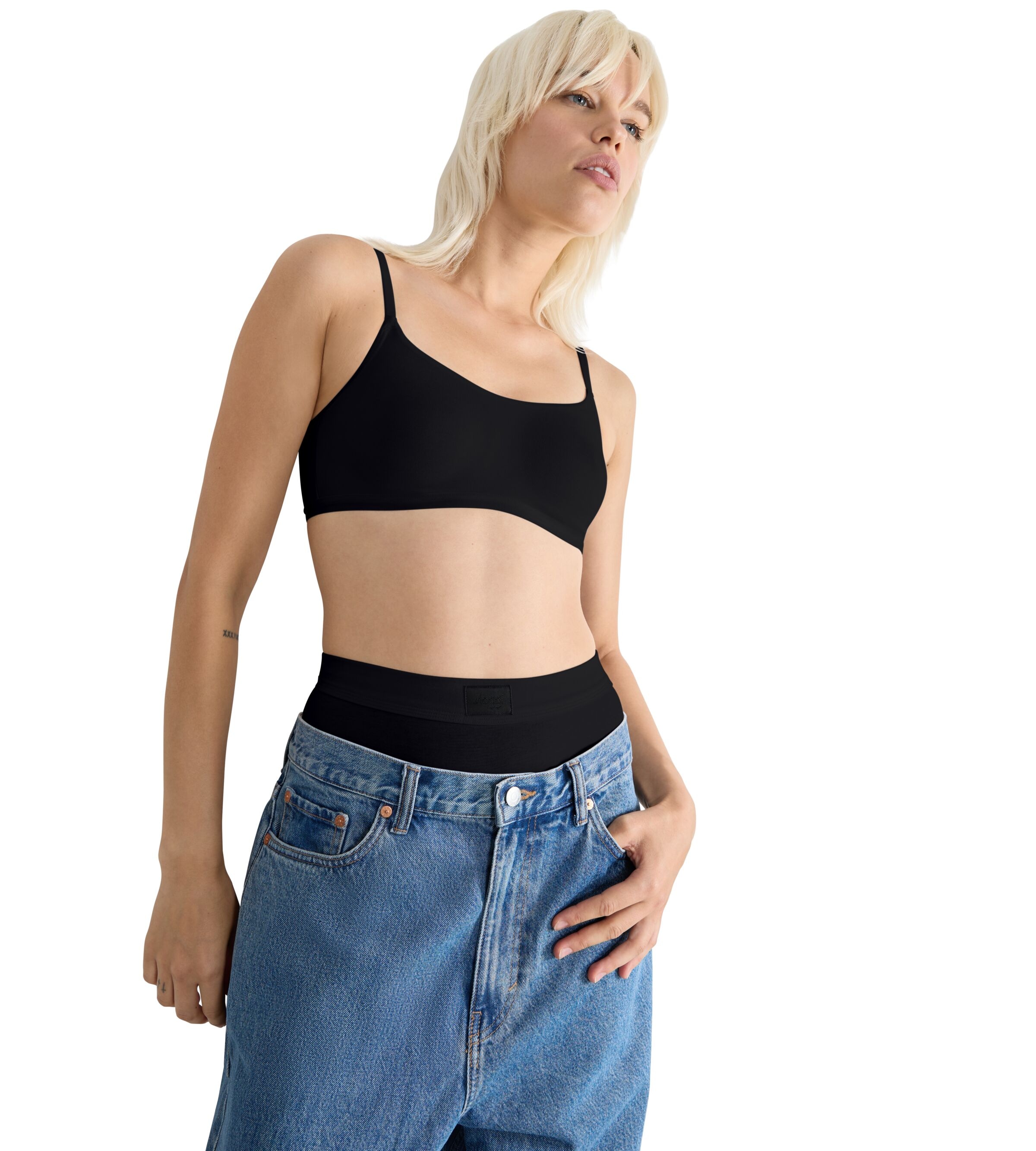 sloggi Bustier »GO Daily Cotton Top«, glanzeffekt Details