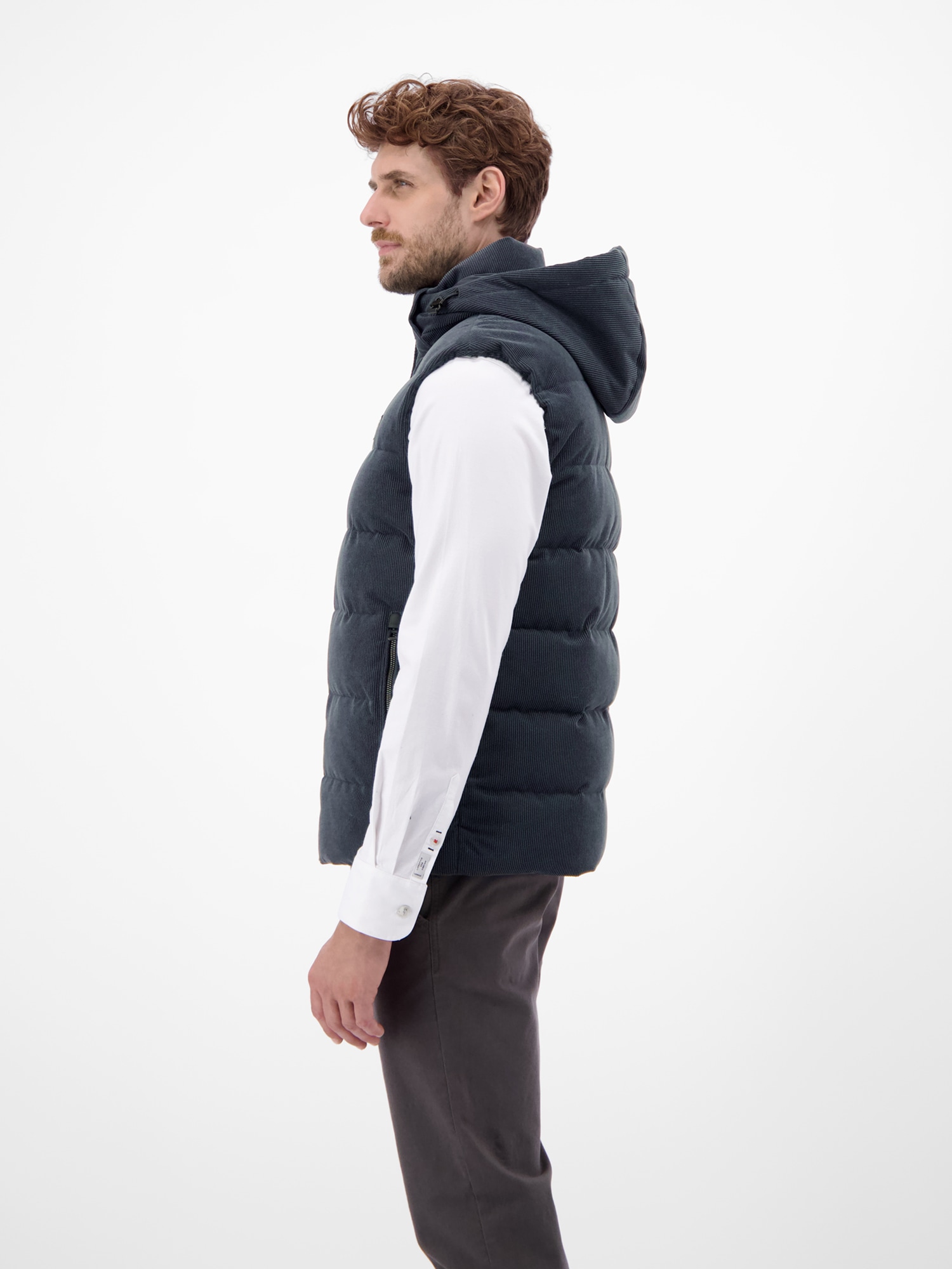 LERROS Steppweste »LERROS Herren Steppweste in funktionaler Cord-Optik«