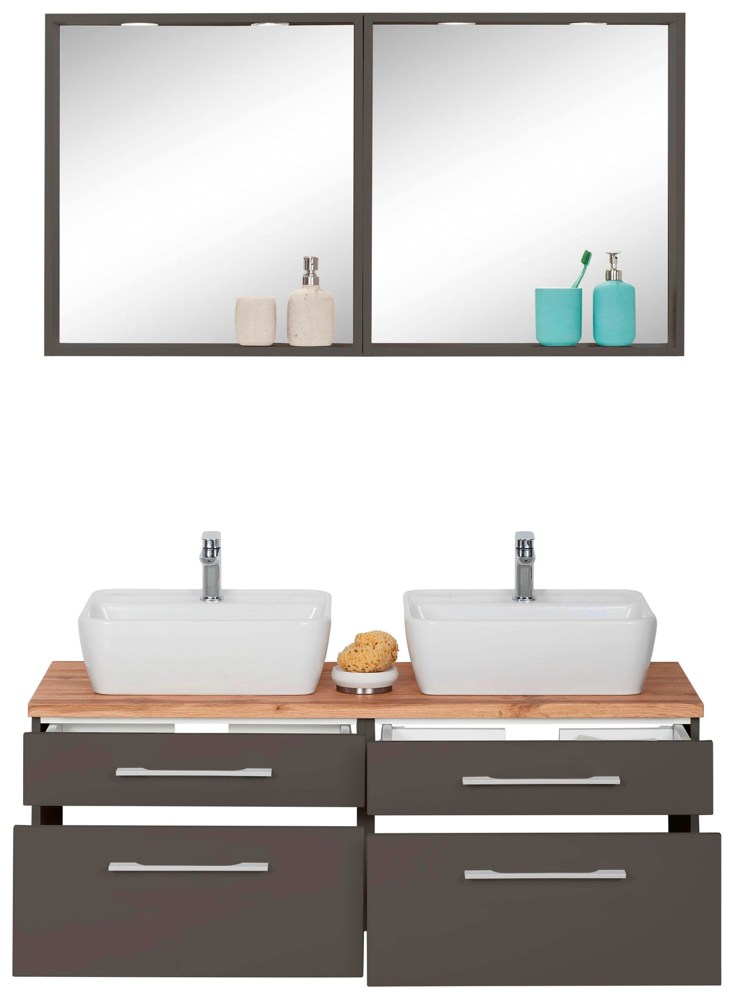 welltime Badmöbel-Set »Davos« 3 Stk. tlg. günstig online kaufen