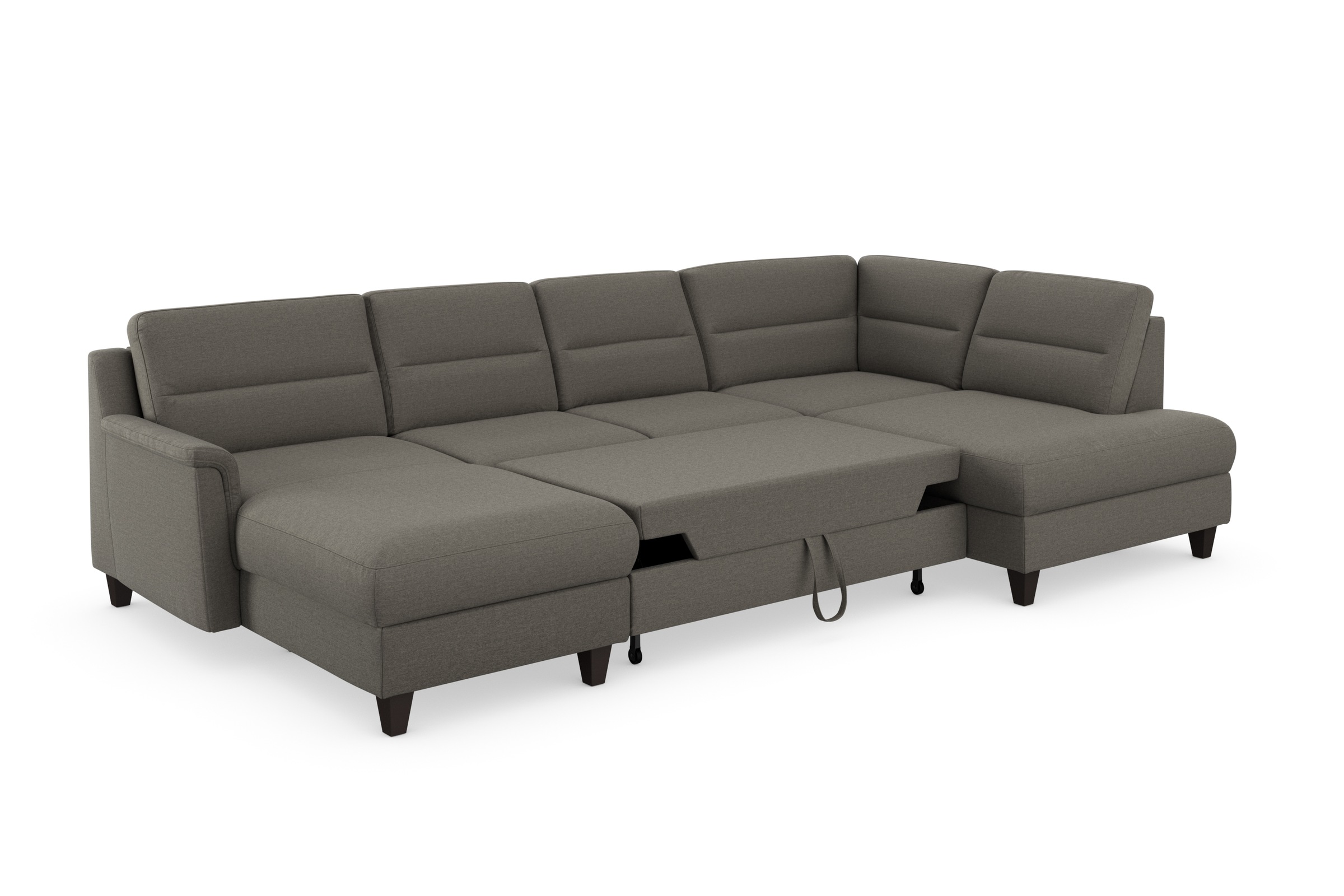 sit&more Wohnlandschaft »Farö U-Form«, inklusive Federkern, wahlweise mit Bettfunktion und Bettkasten