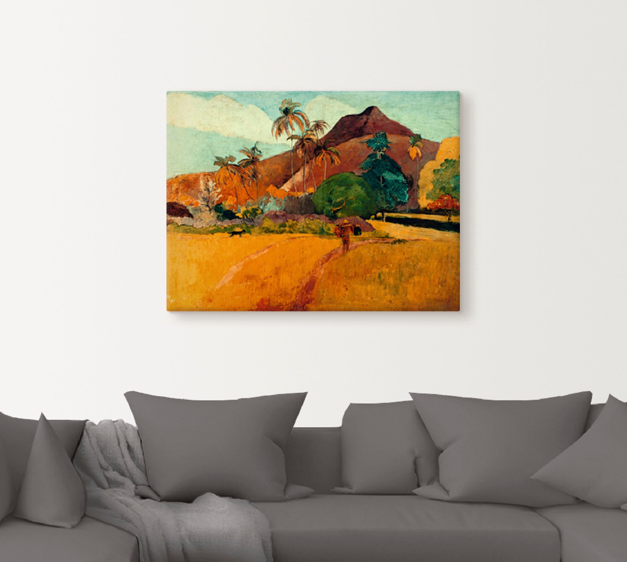 Artland Leinwandbild »Tahitische Landschaft, 1891« Berge 1 Stk. tlg. auf Ke günstig online kaufen
