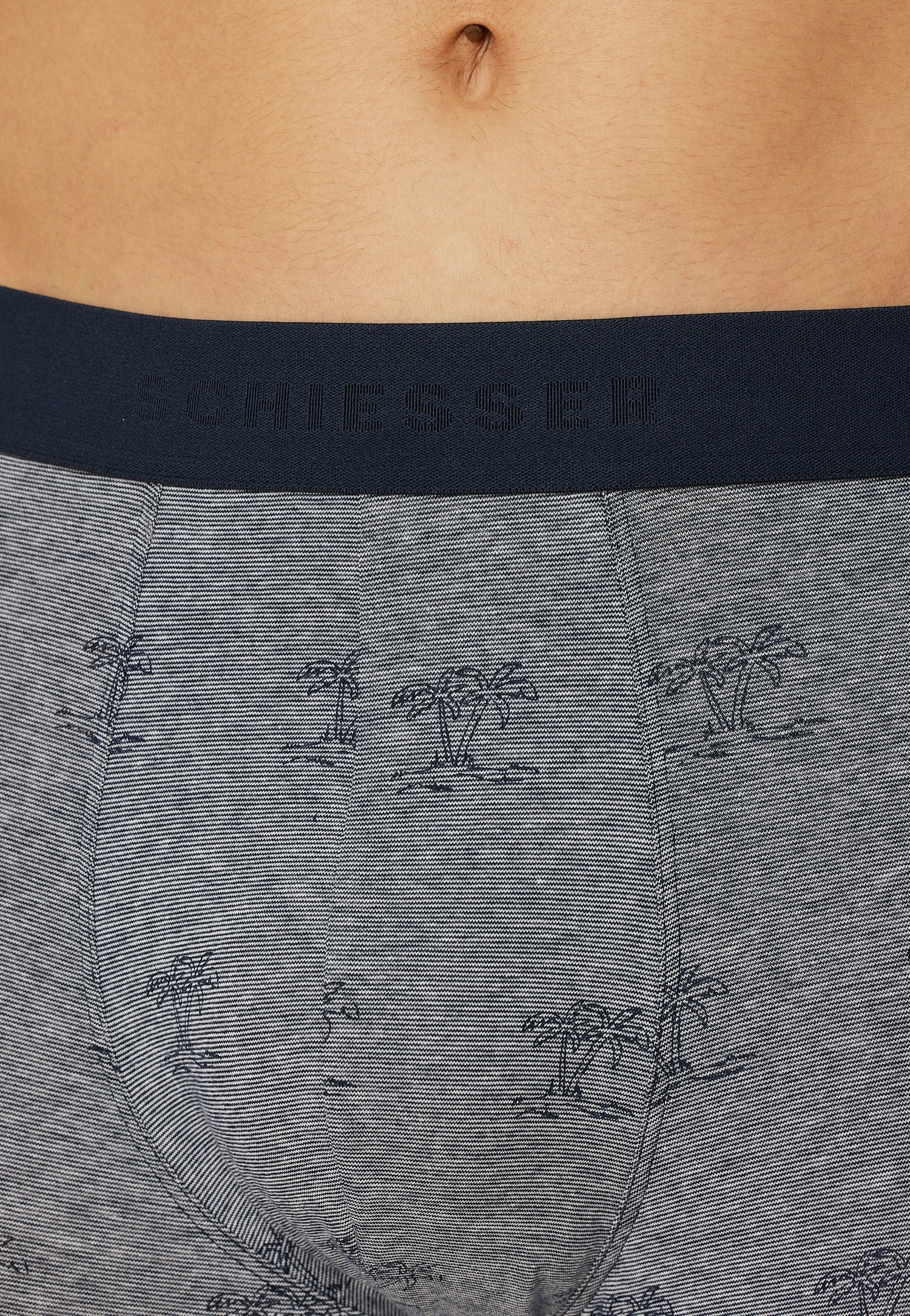Schiesser Boxershorts »"95/5"«, (3er Pack), mit softem Logo-Webgummibund