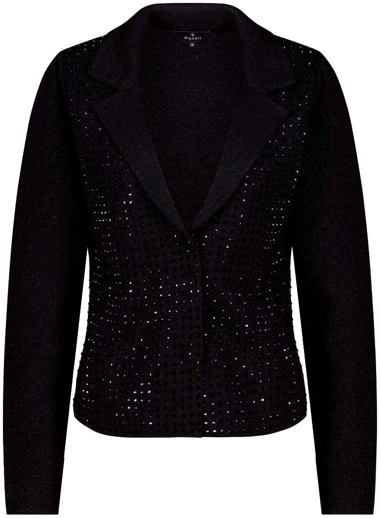 Monari Strickjacke, mit Glitzernieten