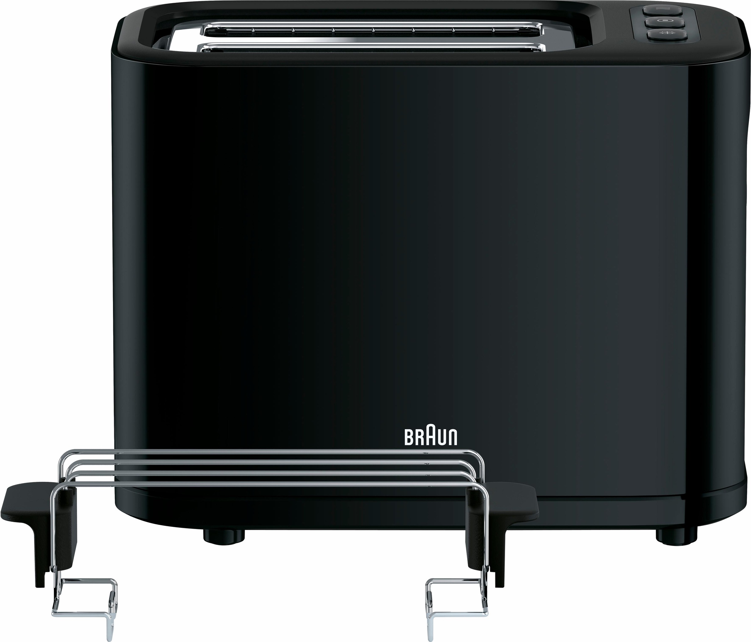 Braun Toaster »PurEase HT 3010 BK - 2 Schlitze, 7 Stufen, Auftau- Aufwärmfu günstig online kaufen