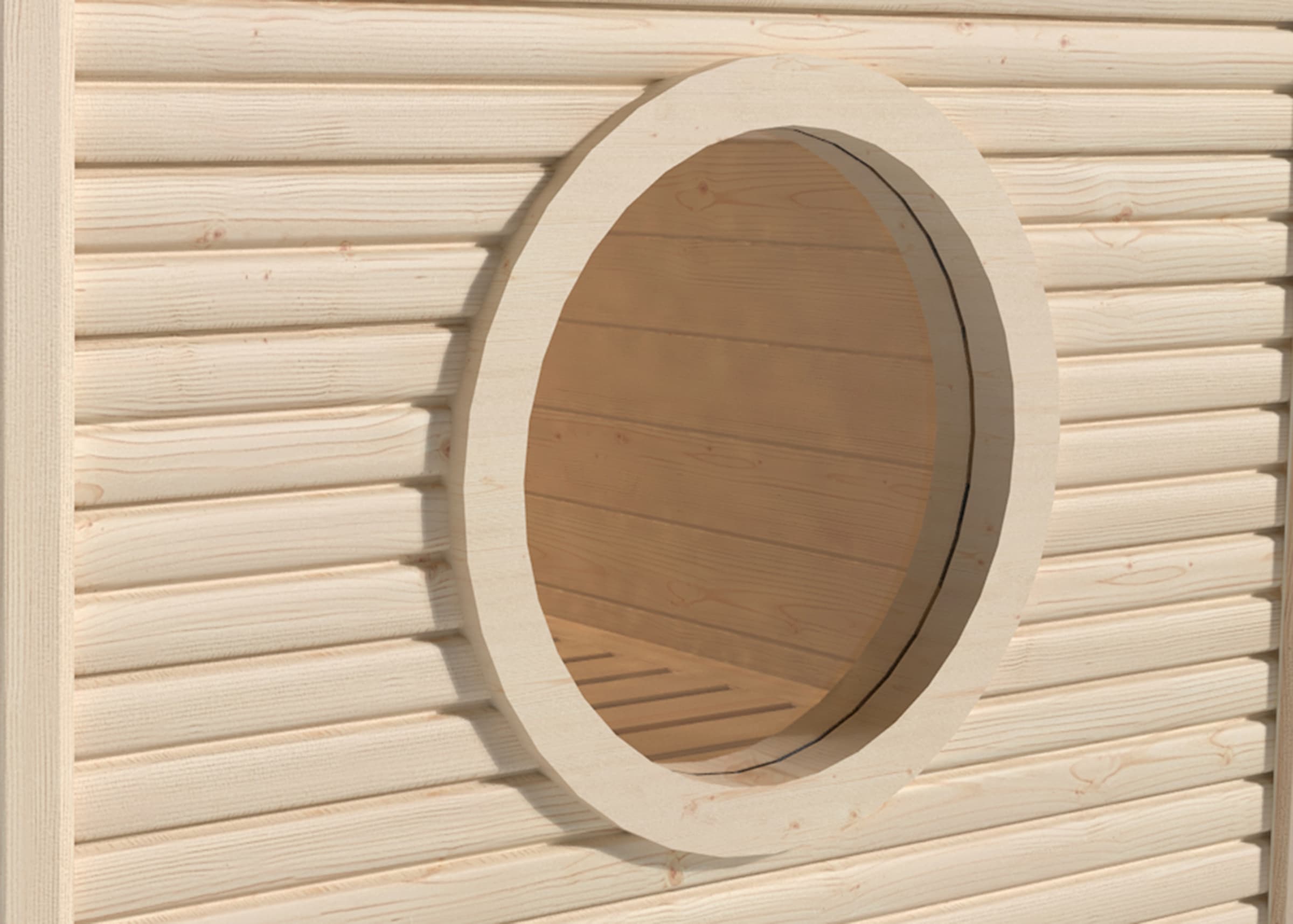 weka Saunafenster, Ø: 60 cm