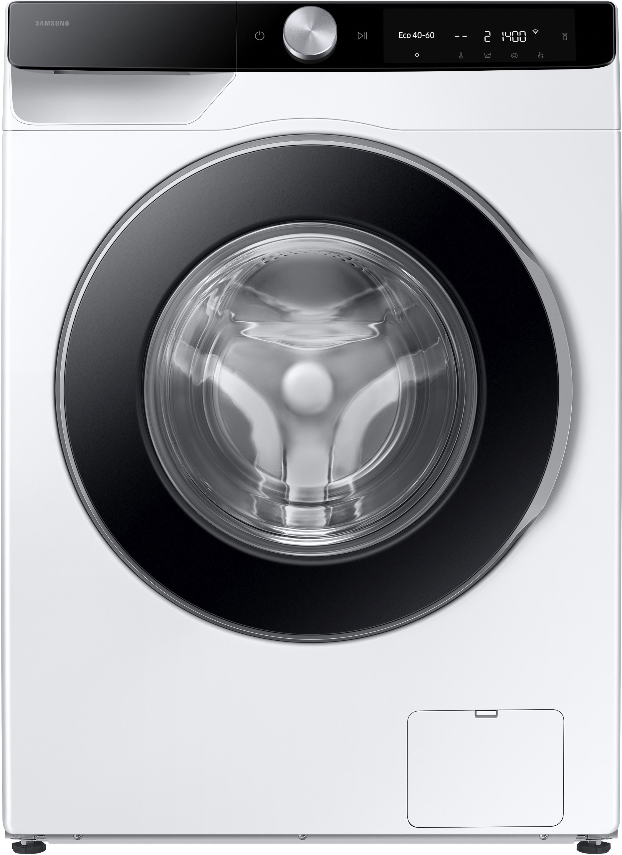 SAMSUNG Waschmaschine WW6100D SLIM »WW90DG6G94LKU2« 9 kg 1400 U/min AI Ecobubble - Effizient und schonend waschen weiß Super Speed 39 Min - Saubere...
