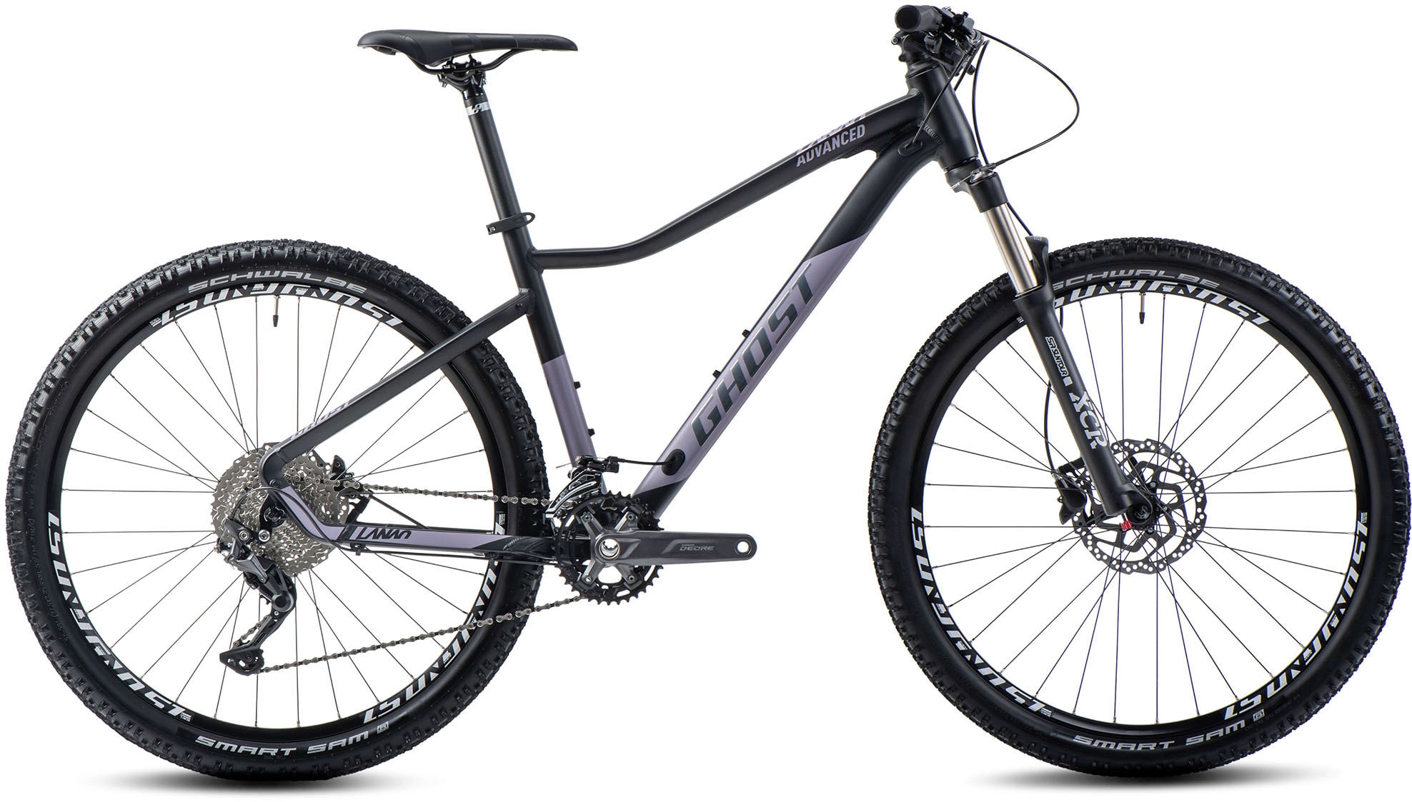 Ghost Mountainbike »Lanao Advanced 27.5 AL«, 20 Gang, Shimano, Deore RD-M4120 Schaltwerk, Kettenschaltung, für Damen und Herren, Kettenschaltung