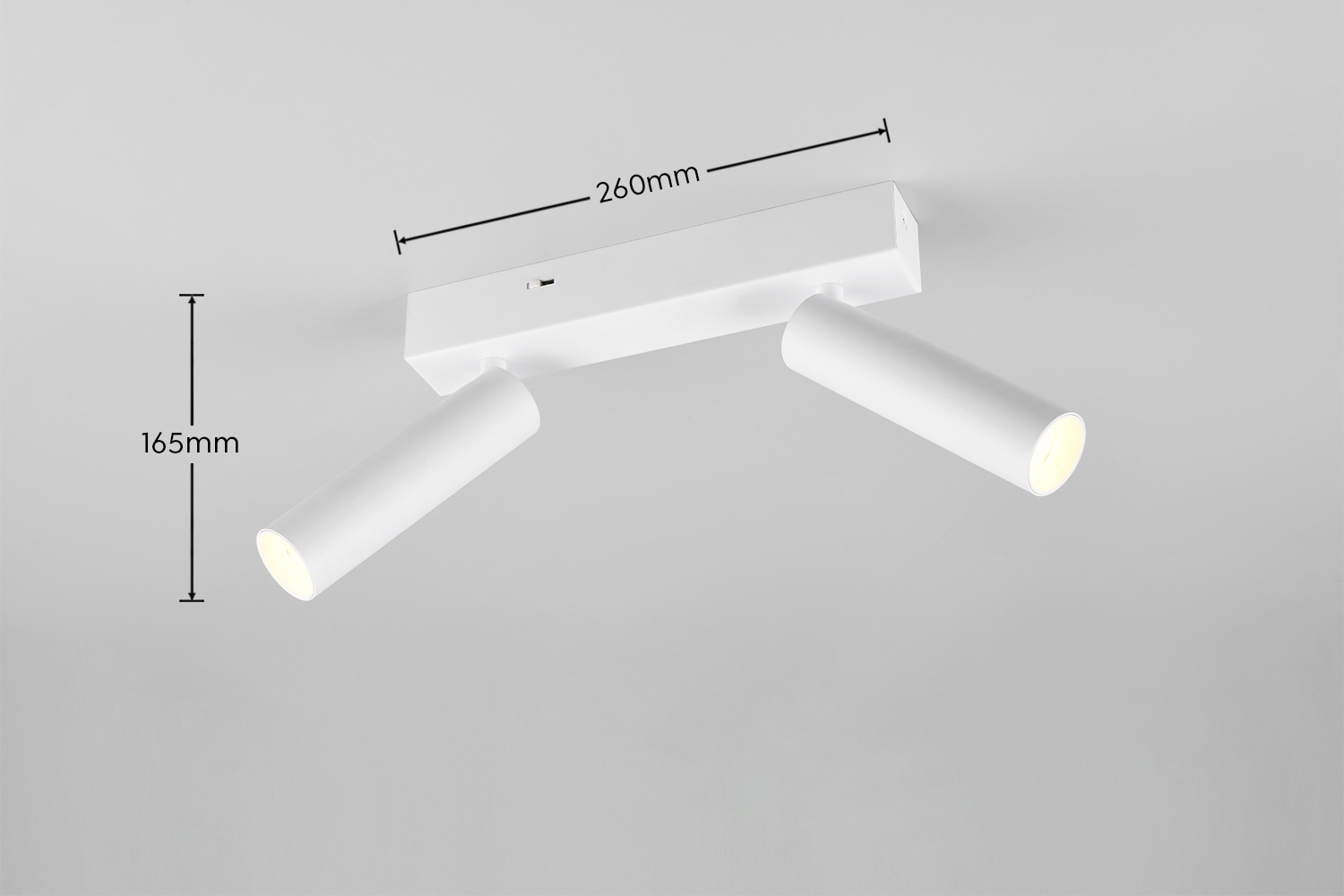 TRIO Leuchten LED Deckenstrahler »AMBALA, LED Spot, 500 Lumen CCT 2300/3000/4000K« LED-Board 1 Stk. Farbwechsler | warmweiß - kaltweiß in 3 Stufen dimmbar per Wandschalter, drehbar schwenkbar Spot