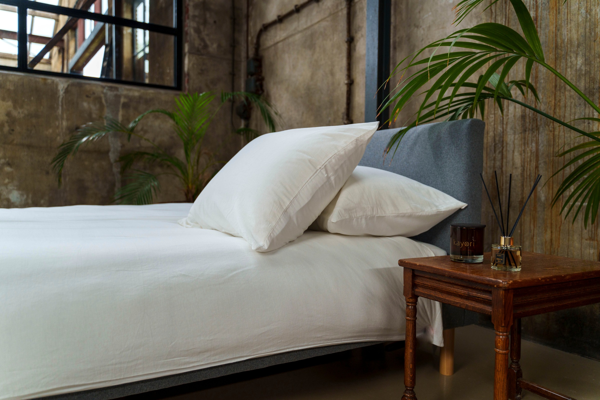 kayori Bettwäsche »Ine« 2 Stk. tlg. 65% Baumwolle - 35% Leinen günstig online kaufen