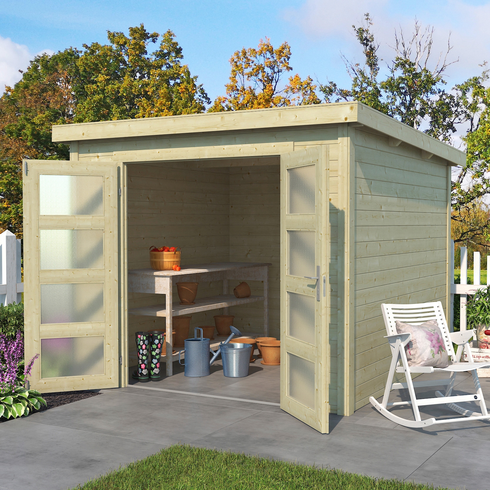 LASITA MAJA Gartenhaus »Zambezi 4«