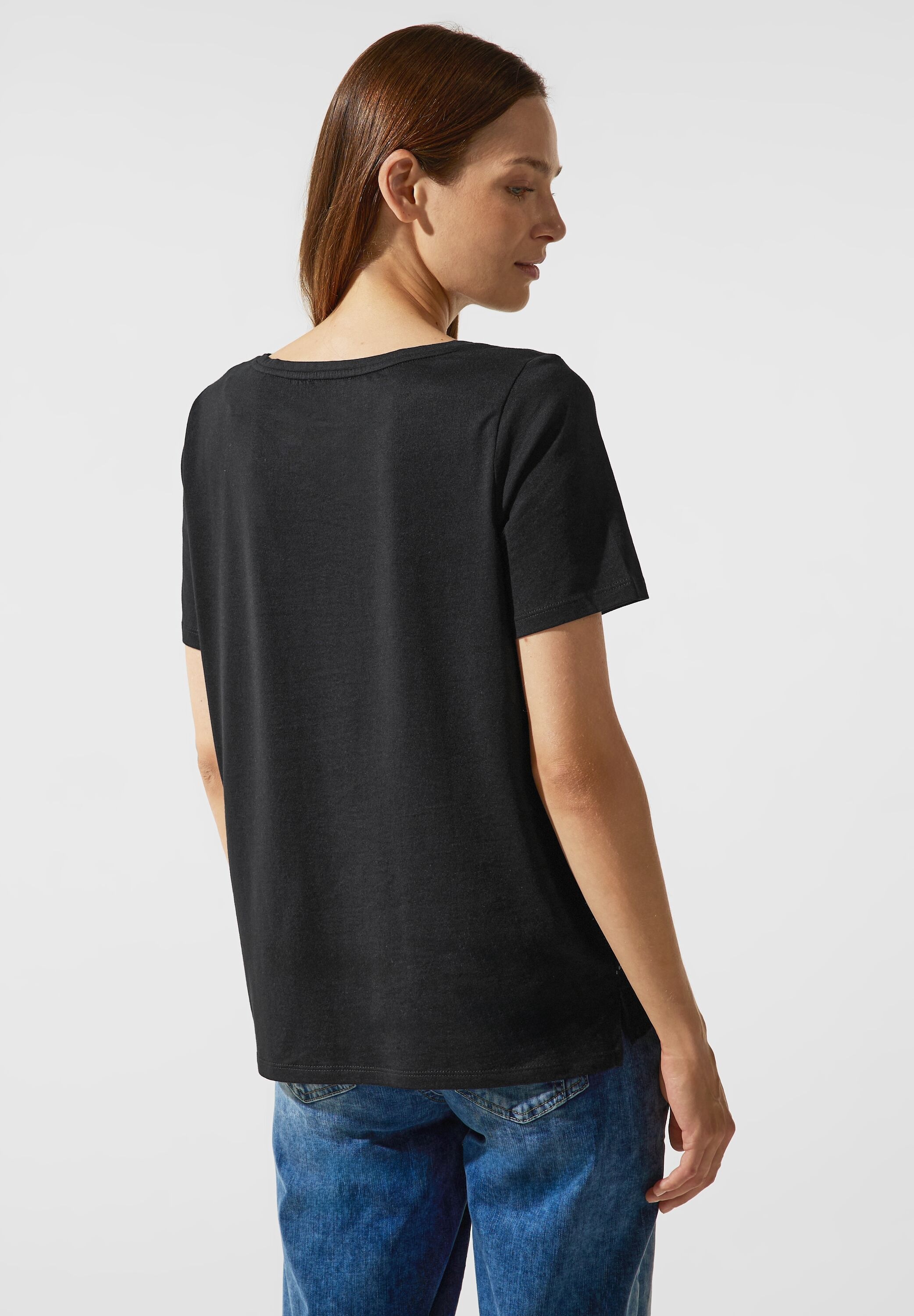 STREET ONE T-Shirt, in Unifarbe online bestellen