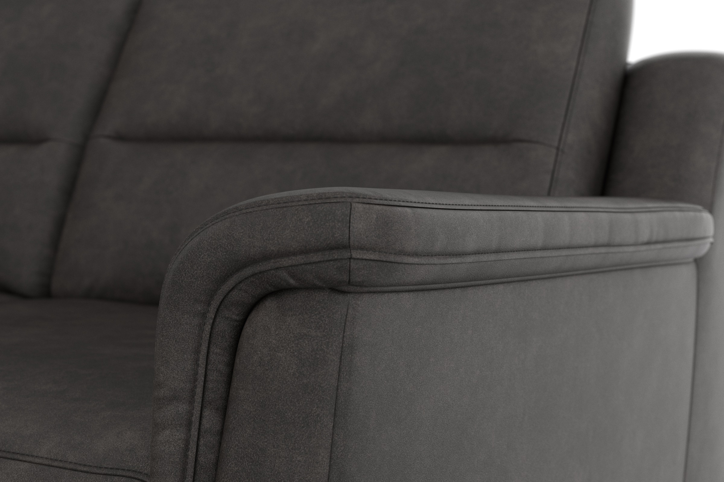 sit&more Ecksofa »Farö L-Form«, inklusive Federkern, wahlweise mit Bettfunktion und Bettkasten