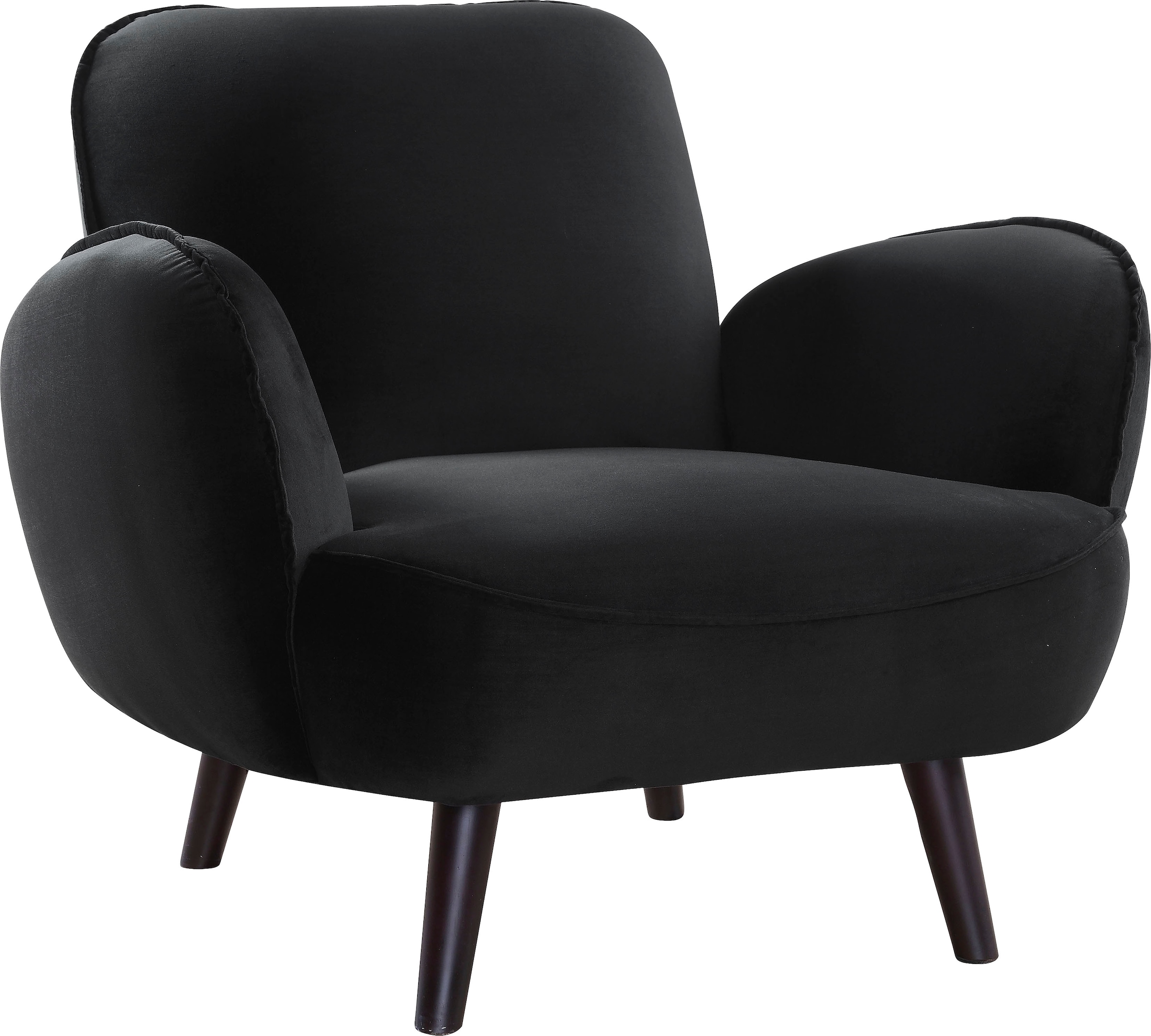 ATLANTIC home collection Sessel »Ben«, mit Wellenunterfederung, Massivholzf günstig online kaufen