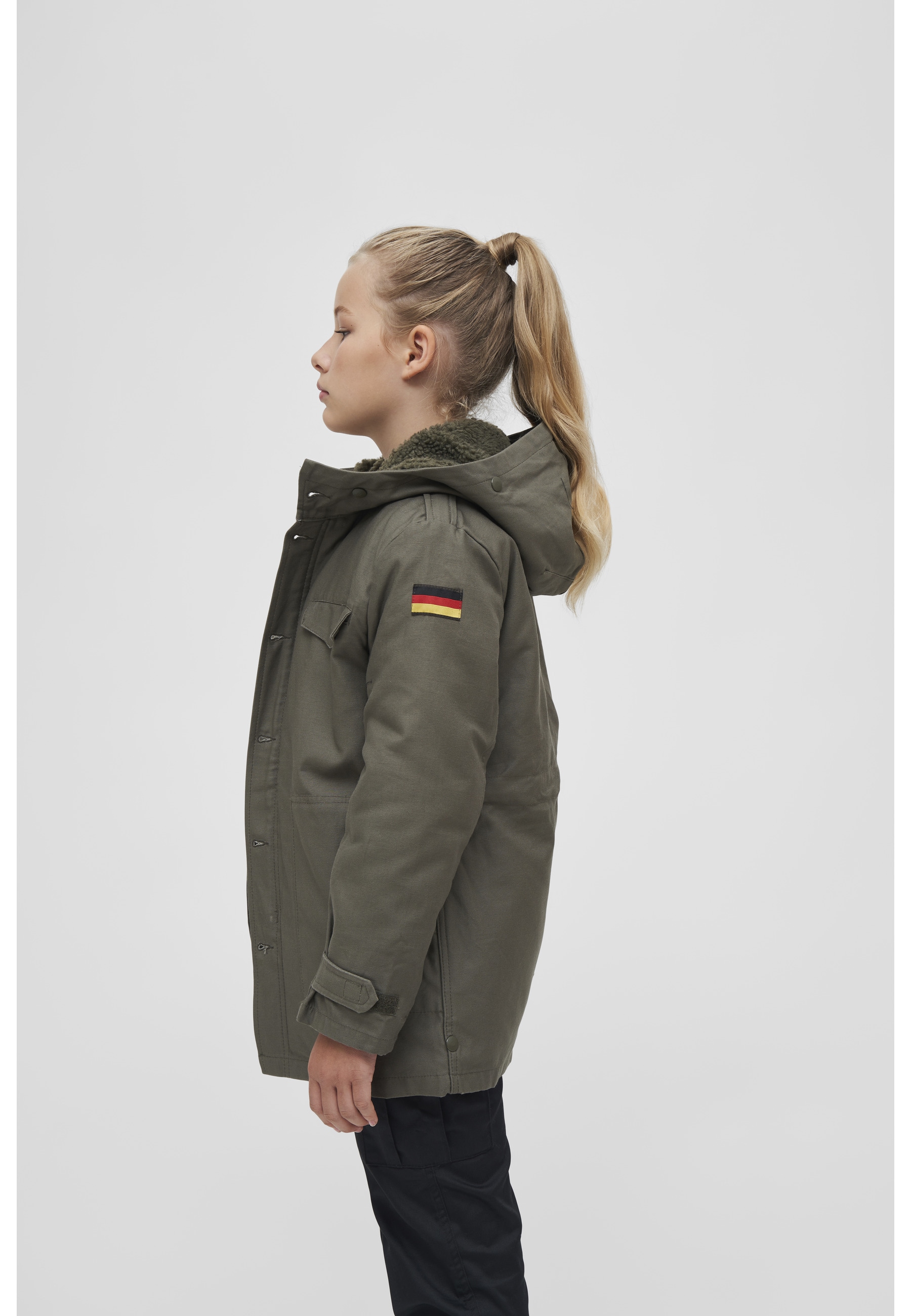 Brandit Parka »Brandit Herren Kids BW Parka« 1 Stk. tlg. mit Kapuze