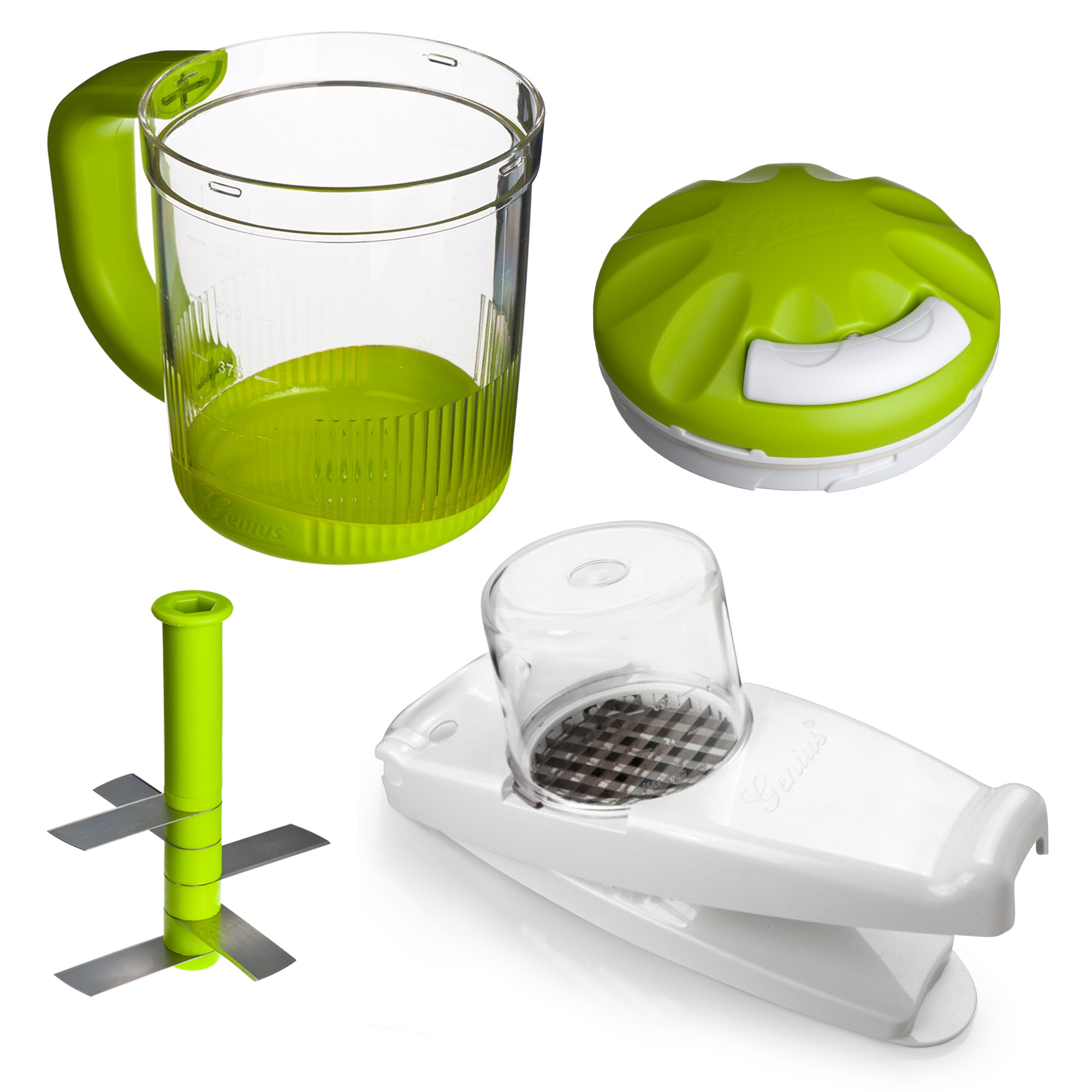 Genius Gemüse-Scheibenschneider »Nicer Dicer mit 14 Klingen inkl. Twist N J günstig online kaufen
