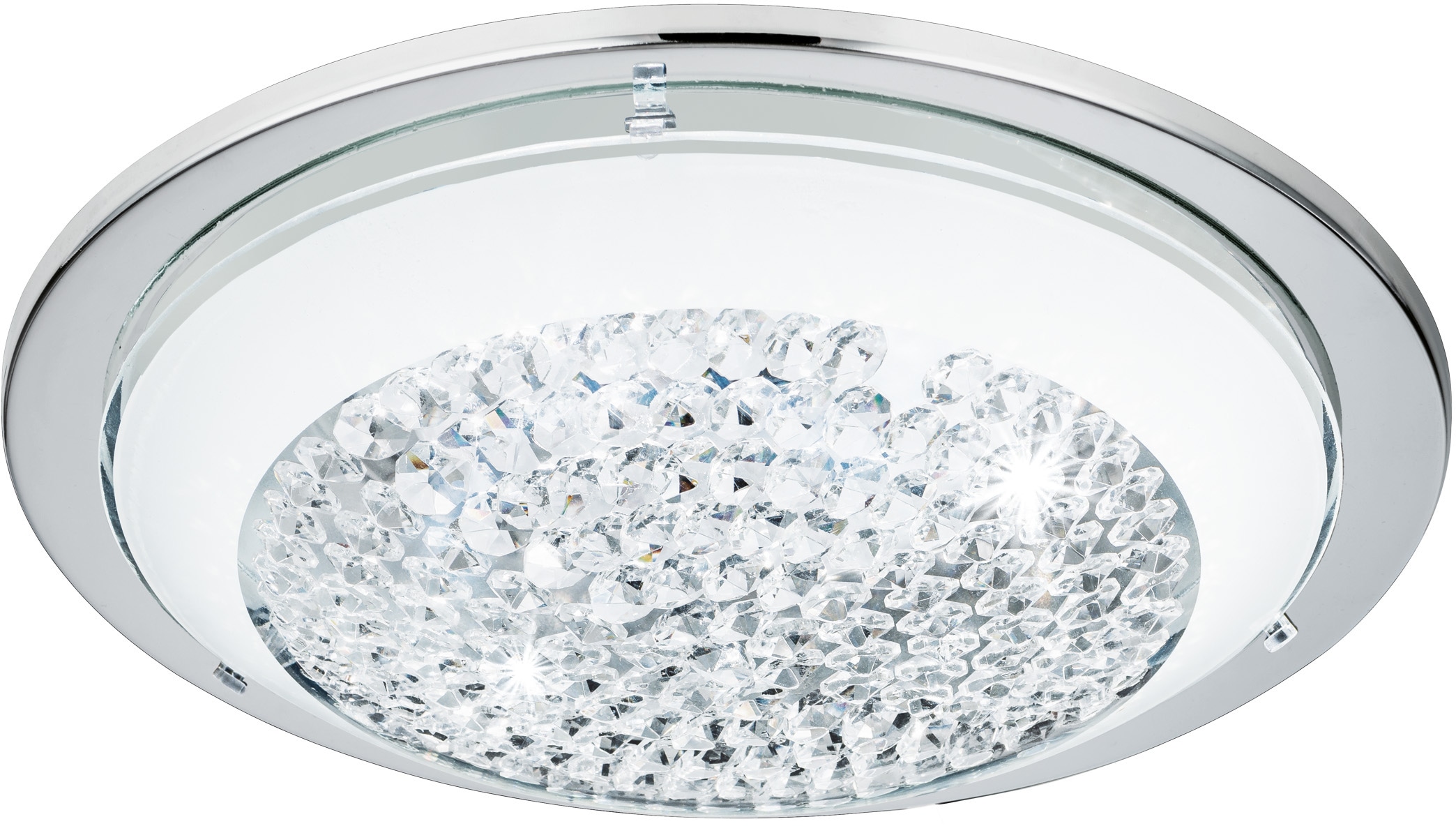 EGLO LED Deckenleuchte »ACOLLA«, 1 flammig-flammig, chrom / Ø8,5 x H9 cm / inkl. 1 x LED-Platine (je 11W) / Lampe