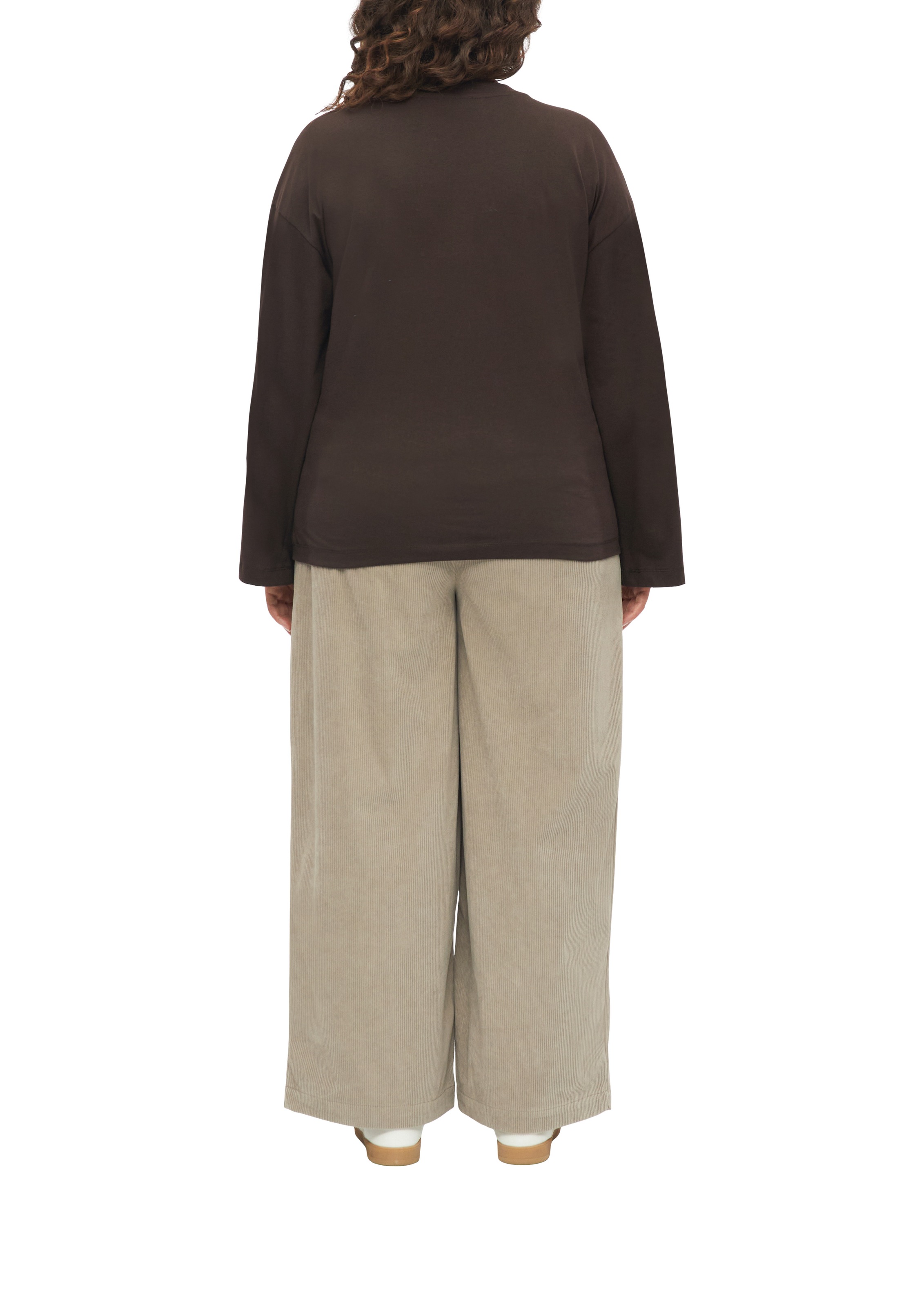 s.Oliver CURVE Langarmshirt mit Rundhals / Große Größen