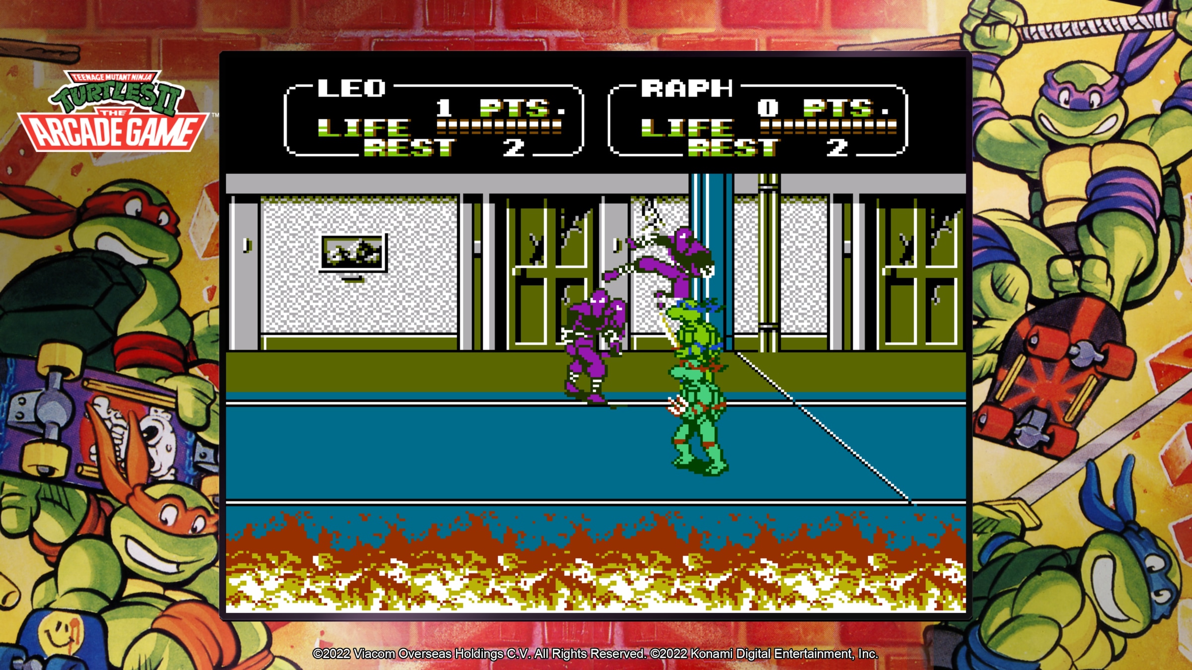 Konami Spielesoftware »Teenage Mutant Ninja Turtles - The Cowabunga Collection«, PlayStation 4