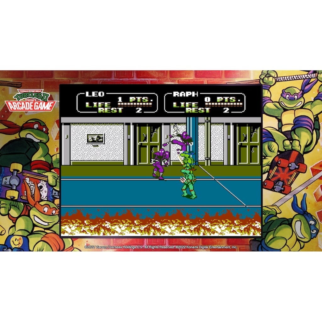 Konami Spielesoftware »Teenage Mutant Ninja Turtles - The Cowabunga Collection«, PlayStation 4