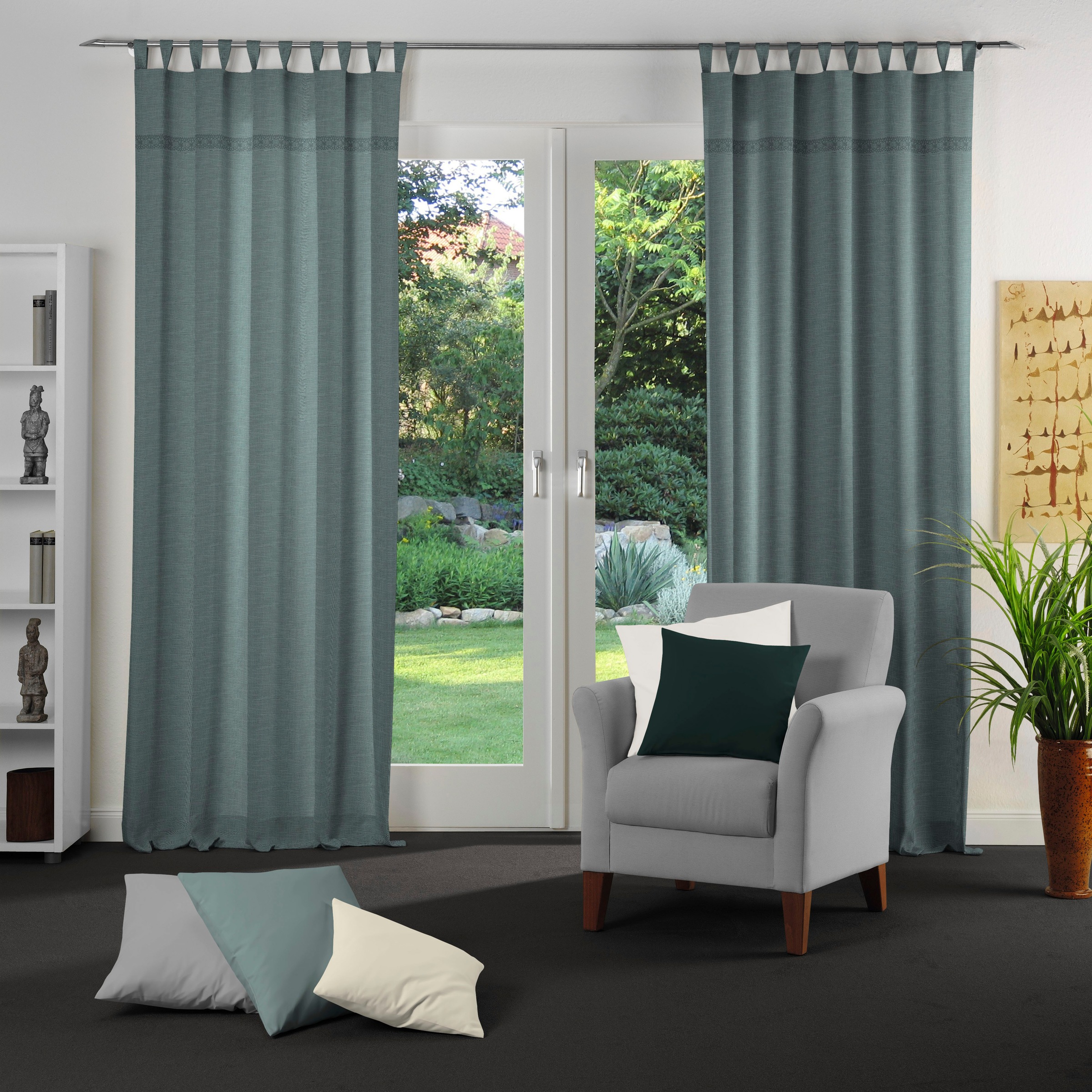 Wirth Vorhang »Wiessee« Schlaufen 1 Stk. tlg. nach Maß günstig online kaufen