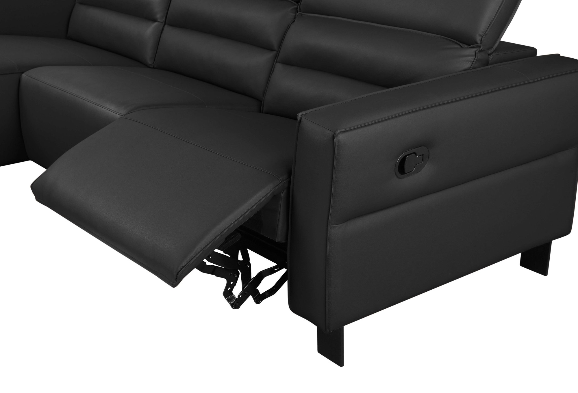 Places of Style Ecksofa »Carpari, L-Form, 263 cm, manuelle o. elektrische Relaxfunktion,«, USB A/C und Kopfteilverstellung