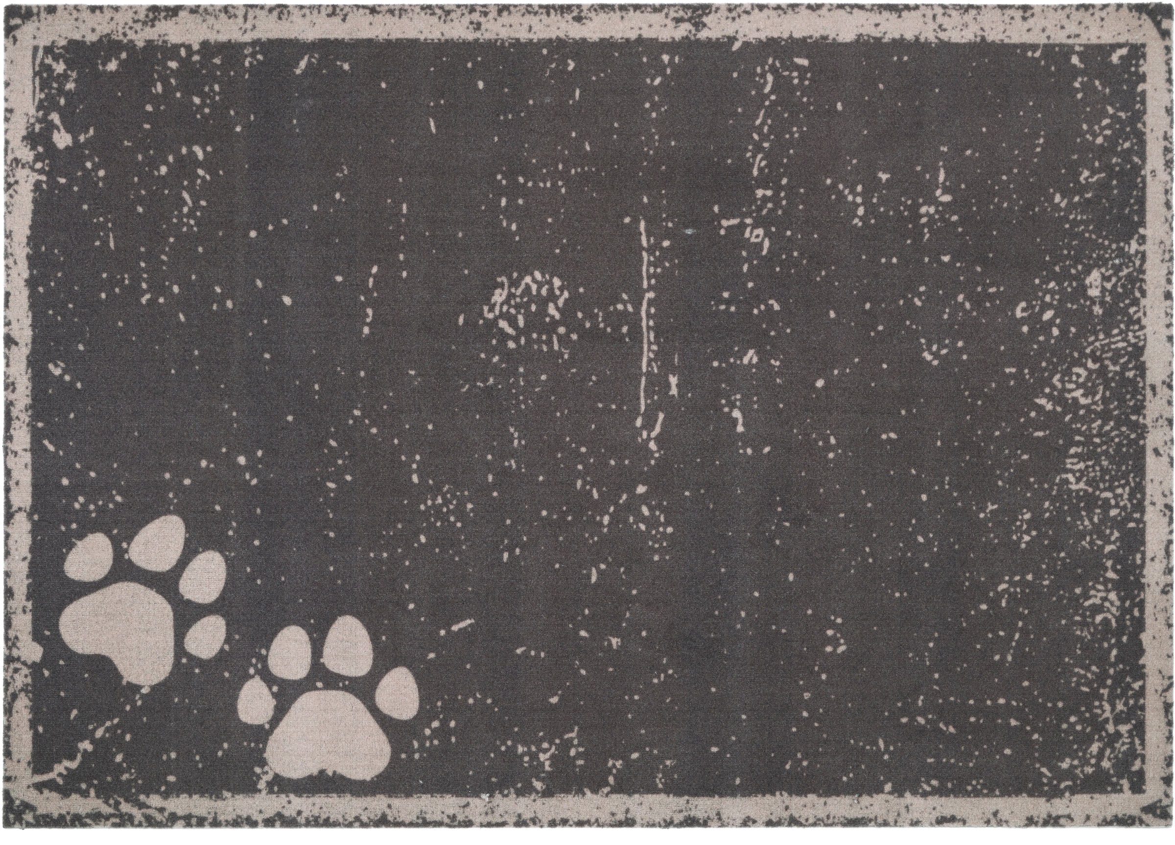 HANSE Home Fußmatte »Paws, Türmatte«, rechteckig, 4 mm Höhe, rutschhemmend, In- und Outdoor