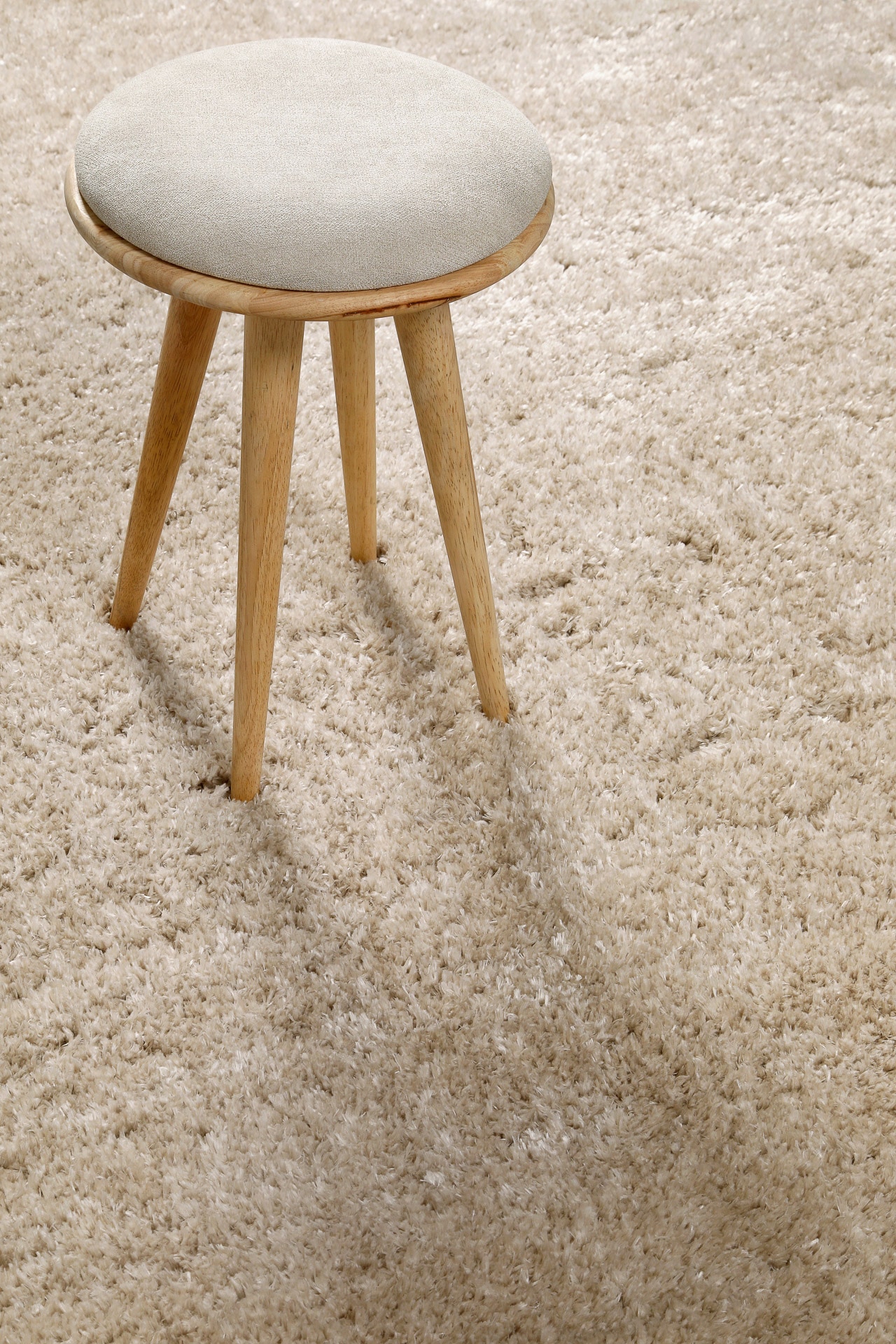 Homie Living Teppich »Parma«, rechteckig, 50 mm Höhe, Hochflor, gewebt, kuschelig, uni, Wohnzimmer, Schlafzimmer, Esszimmer
