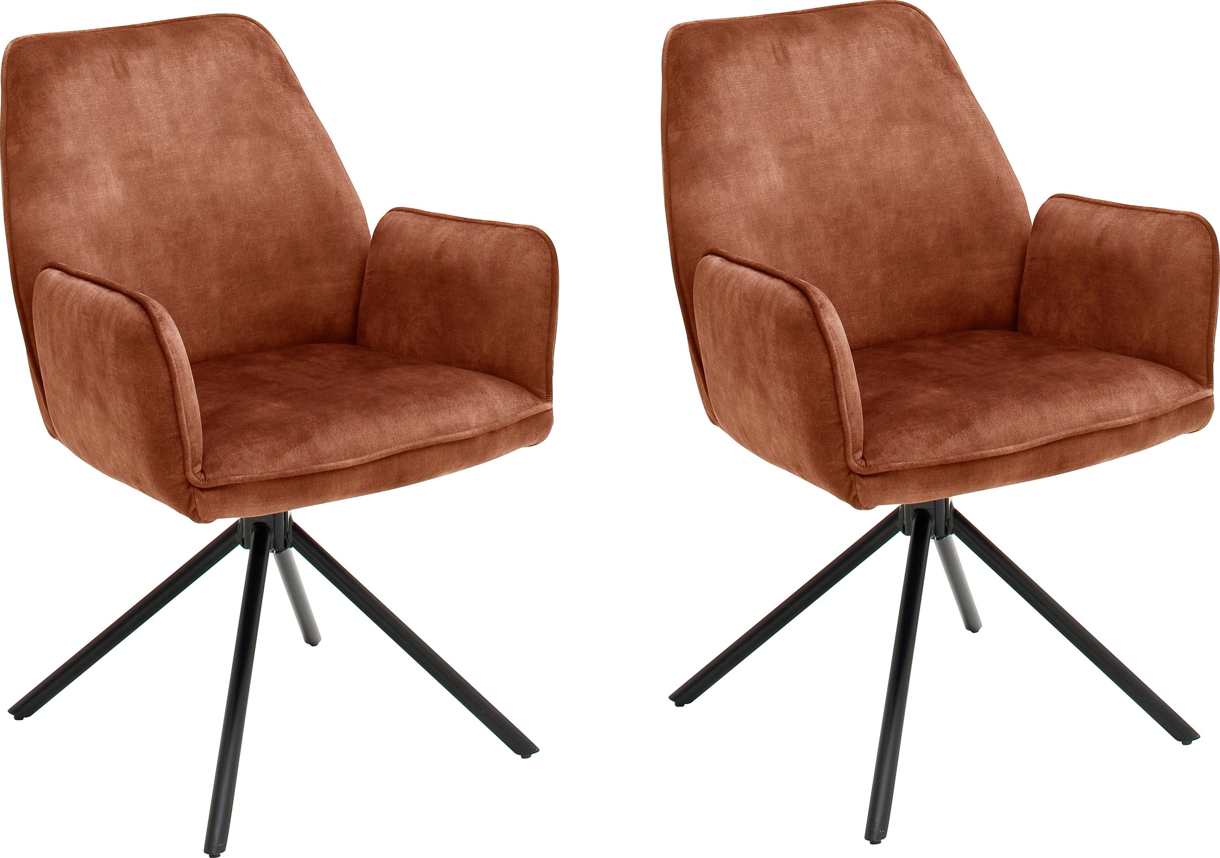 MCA furniture Esszimmerstuhl »Ottawa mit Armlehne«, (Set), 2 St., Vintage, günstig online kaufen