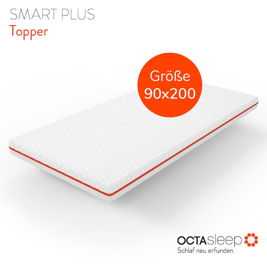 OCTAsleep Topper »Octasleep Smart Plus Topper, 90x200, 180x200cm und weitere Größen«, (1 St.)