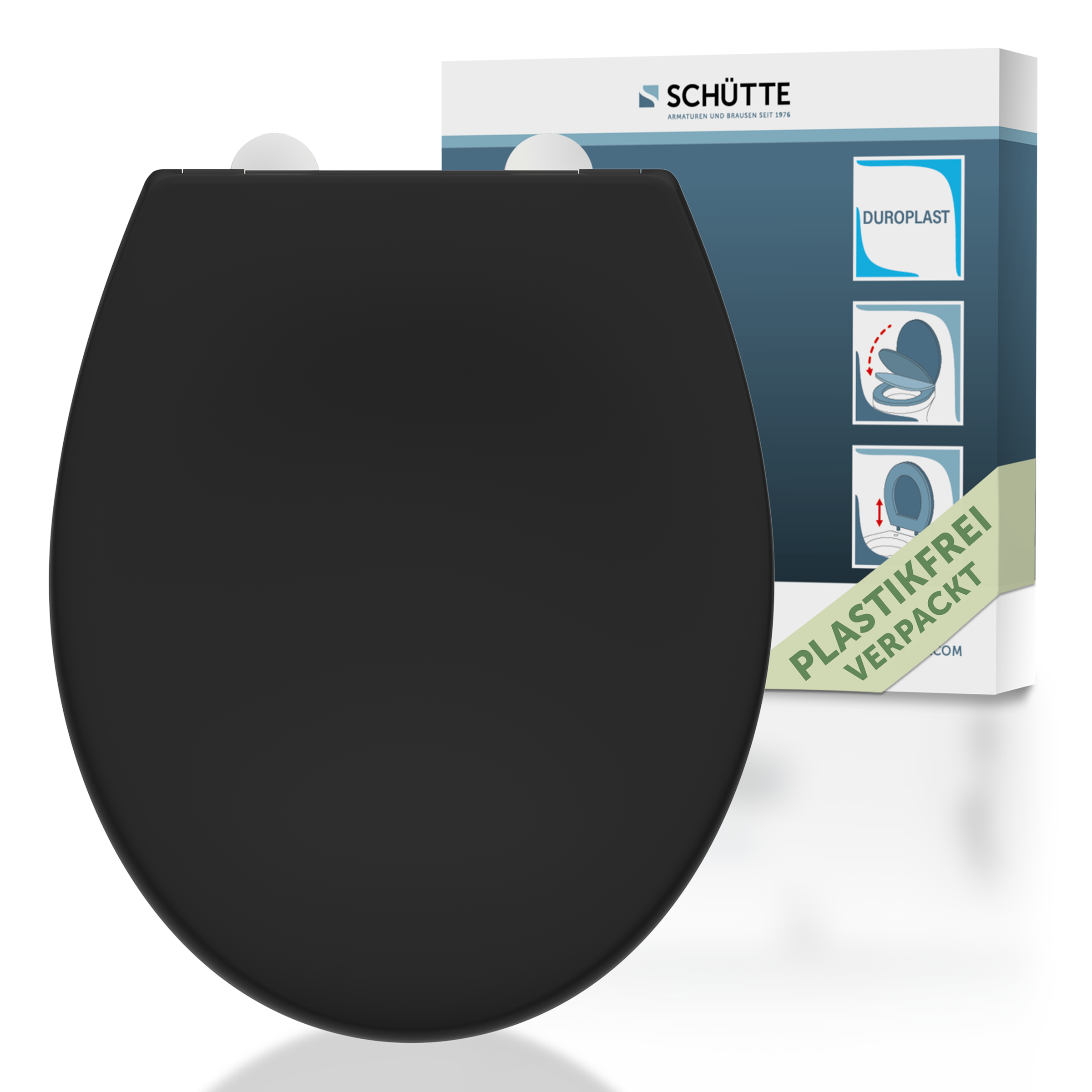 Schütte WC-Sitz Absenkautomatik, Schnellverschluss