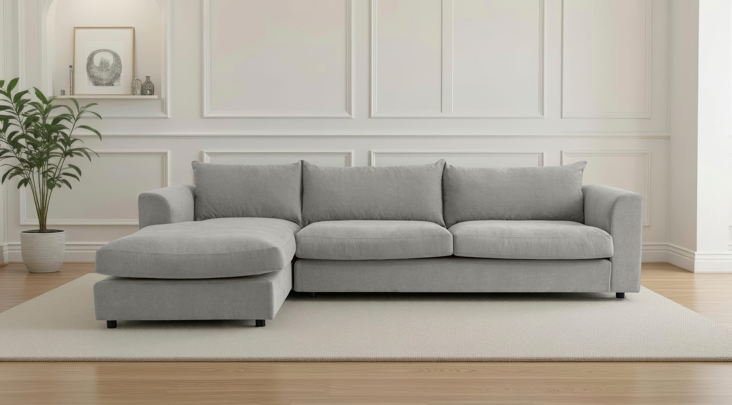 LeGer Home by Lena Gercke Ecksofa »Avelina« Breite 297 cm, in Cord- und Che günstig online kaufen