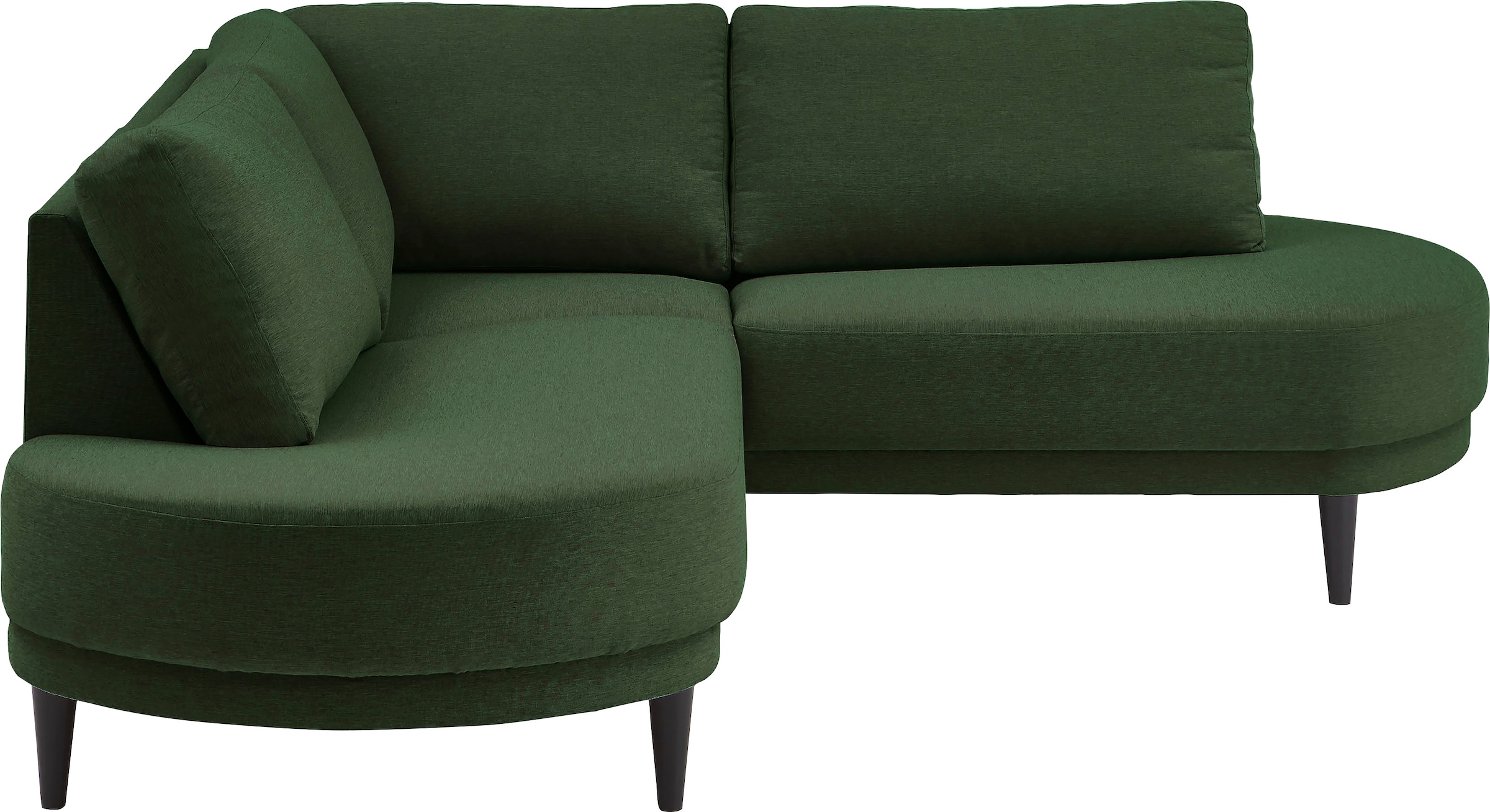 ATLANTIC home collection Ecksofa »Ronny L-Form«, mit Wellenunterfederung, organische Formsprache, organisches Sofa