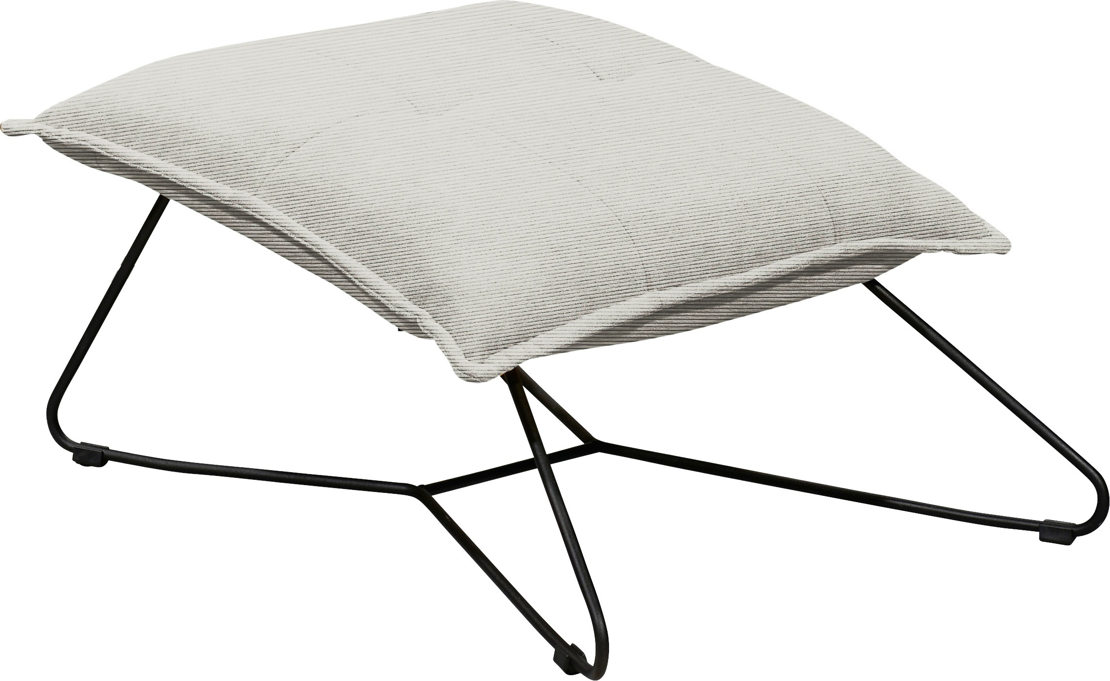 ED EXCITING DESIGN Hocker »Vico«, mit Design-Gestell aus schwarzem Metall, günstig online kaufen