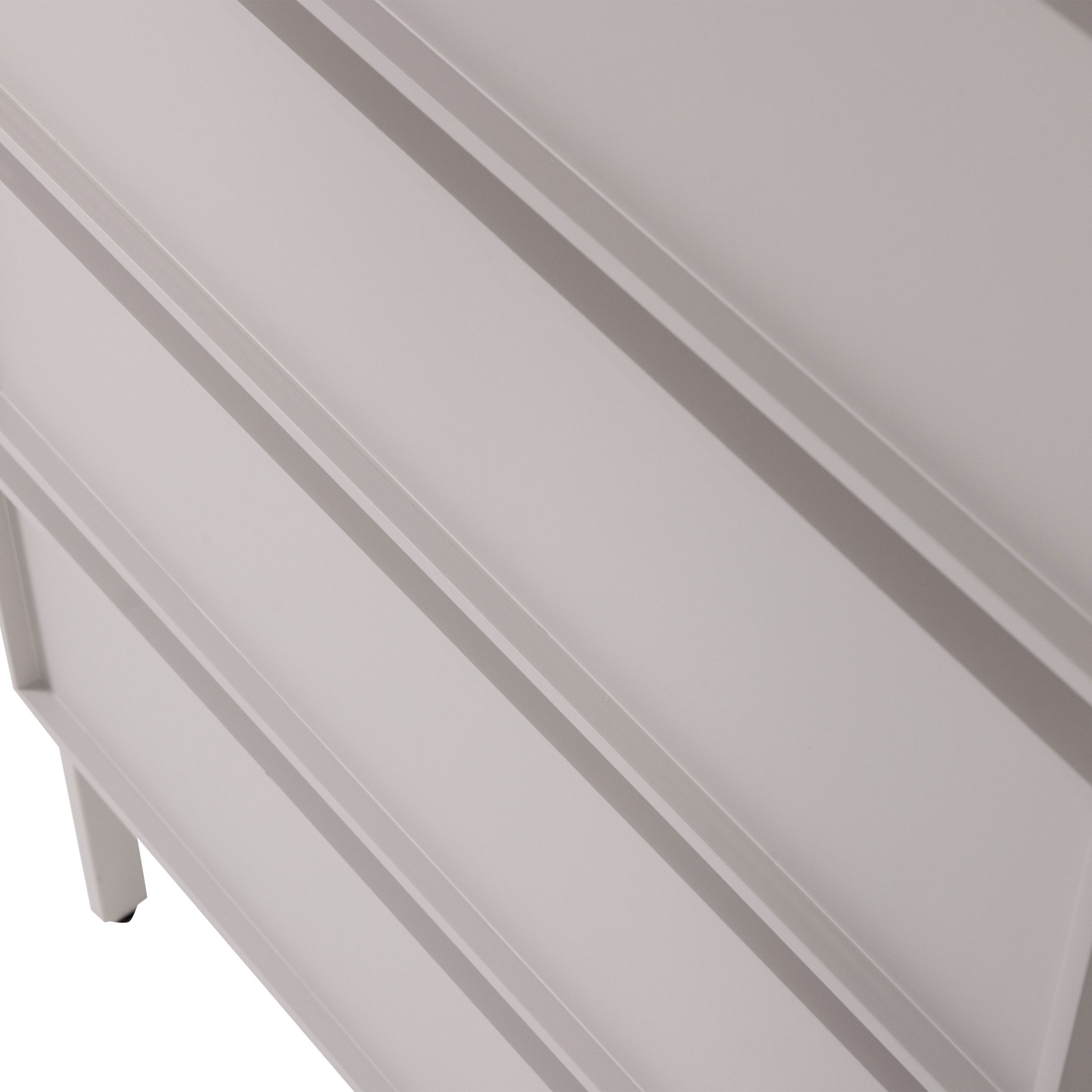 WOOOD Sideboard »Tours mit Melamin-MDF und breiter Ausführung B 120 x T 42 x H 80 cm« Tragkraft Deckplatte 50 kg, schmutzabweisende Oberfläche
