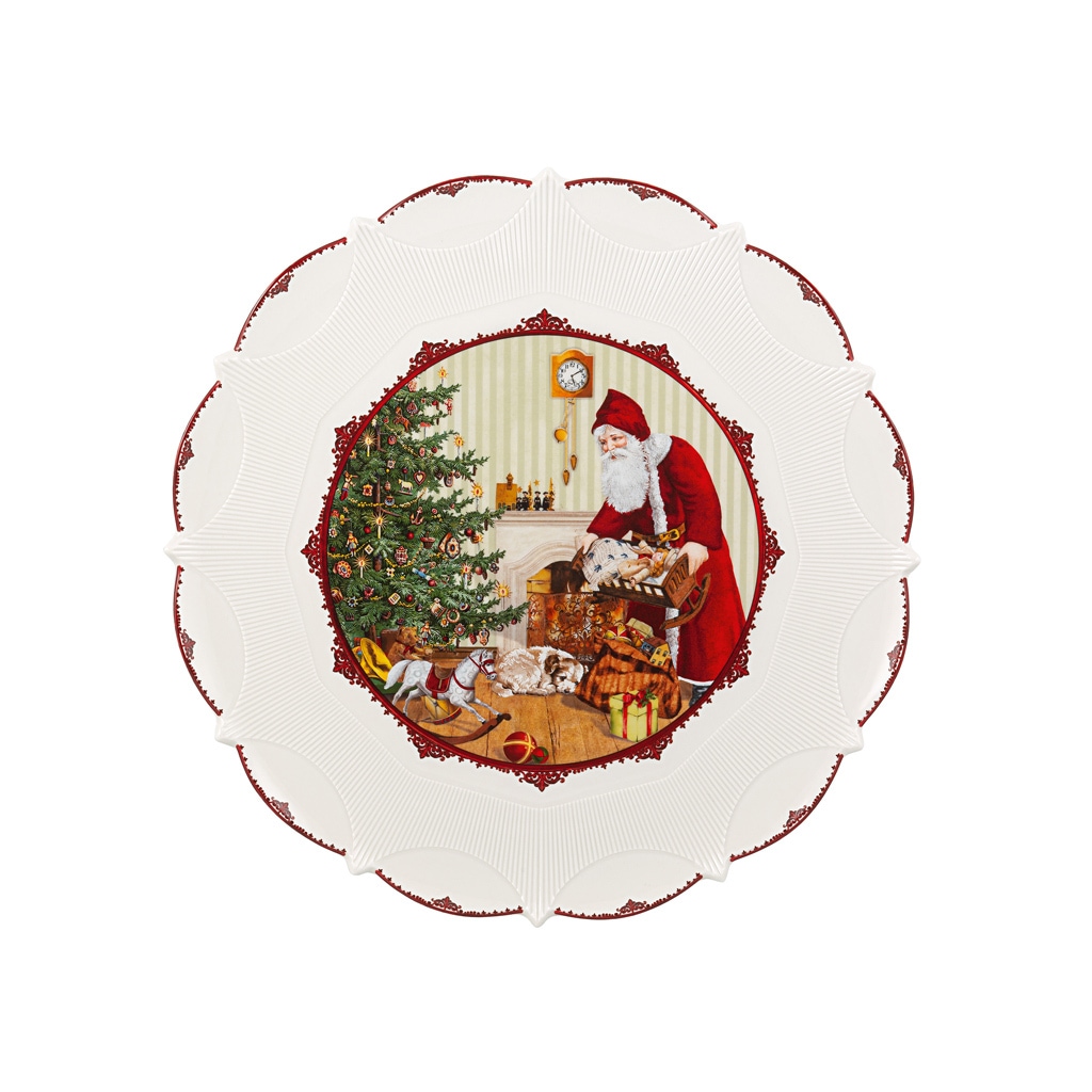 Villeroy & Boch Servierplatte »Gebäckteller "Santa bringt Geschenke" Toy's günstig online kaufen