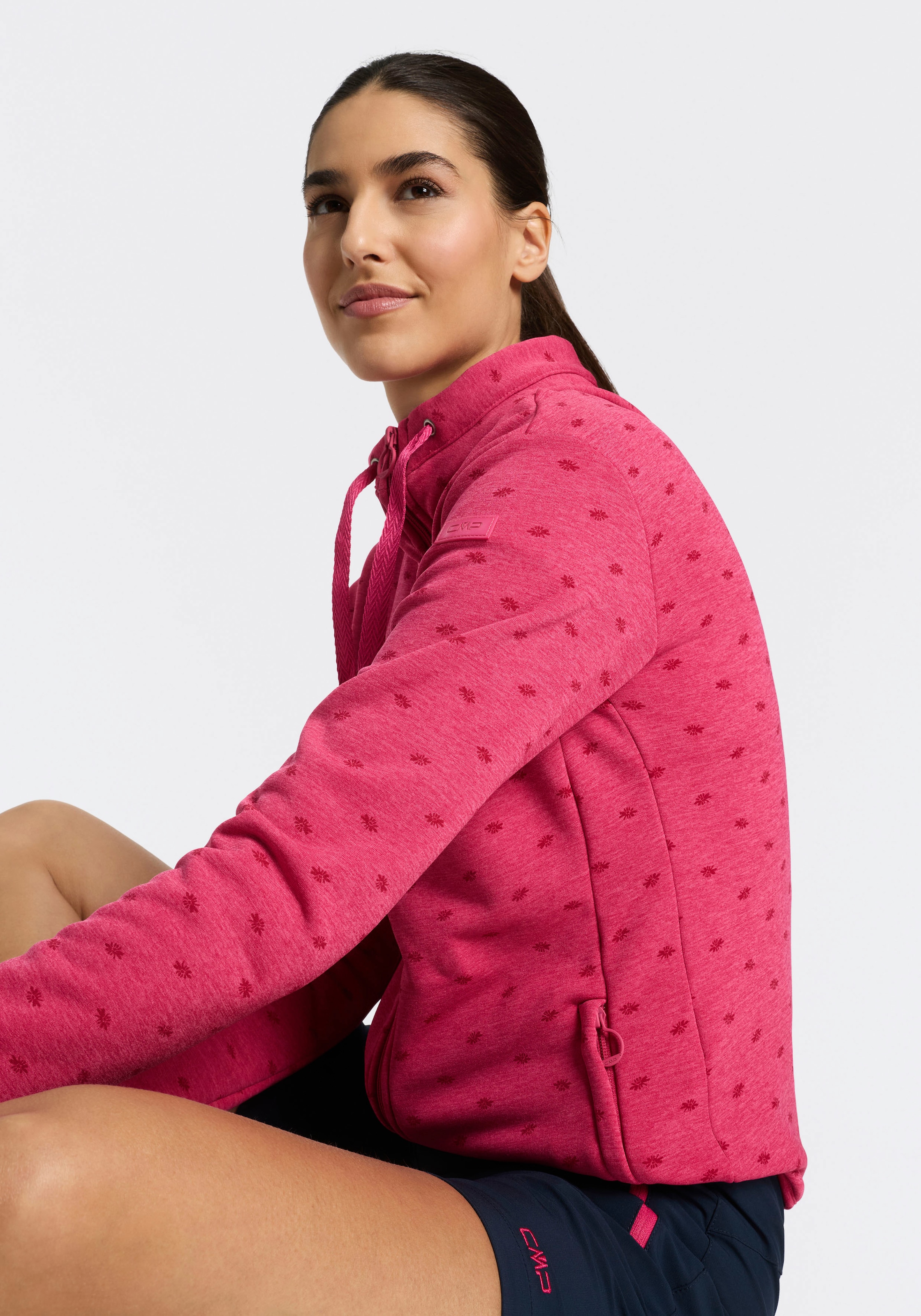 CMP Fleecejacke aus Polyester und Elasthan, in den Größen 34 bis 48 erhältlich