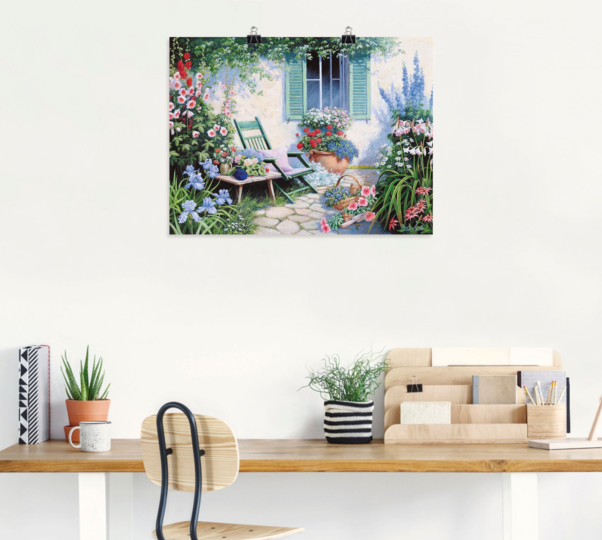 Artland Wandbild »Ein schöner Platz«, Garten, (1 St.), als Leinwandbild, Poster in verschied. Größen