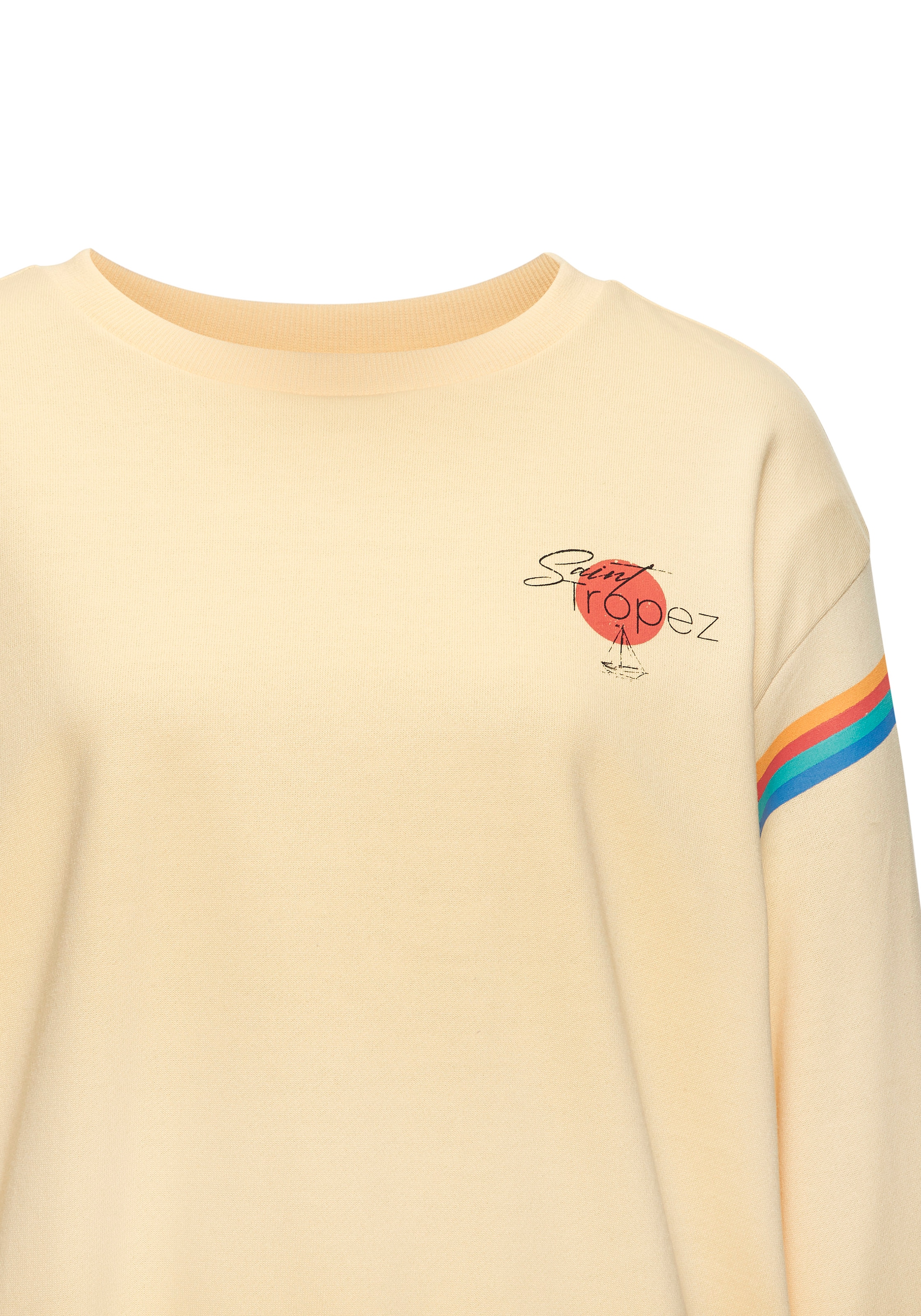 Bench. Sweatshirt , mit modischen Druck Details, Loungewear
