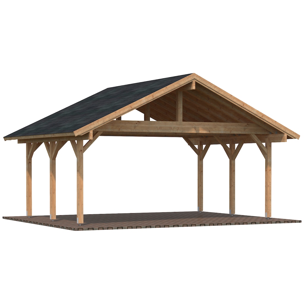 Palmako Einzelcarport »Robert«, Holz, hellbraun