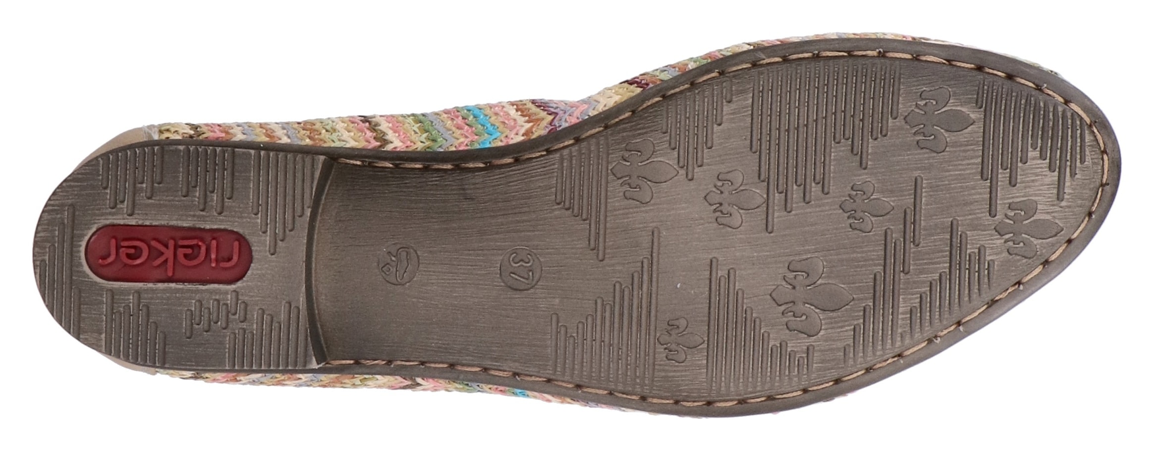Rieker Ballerina, Slipper, Schlupfschuh, Pumps mit weicher Innensohle