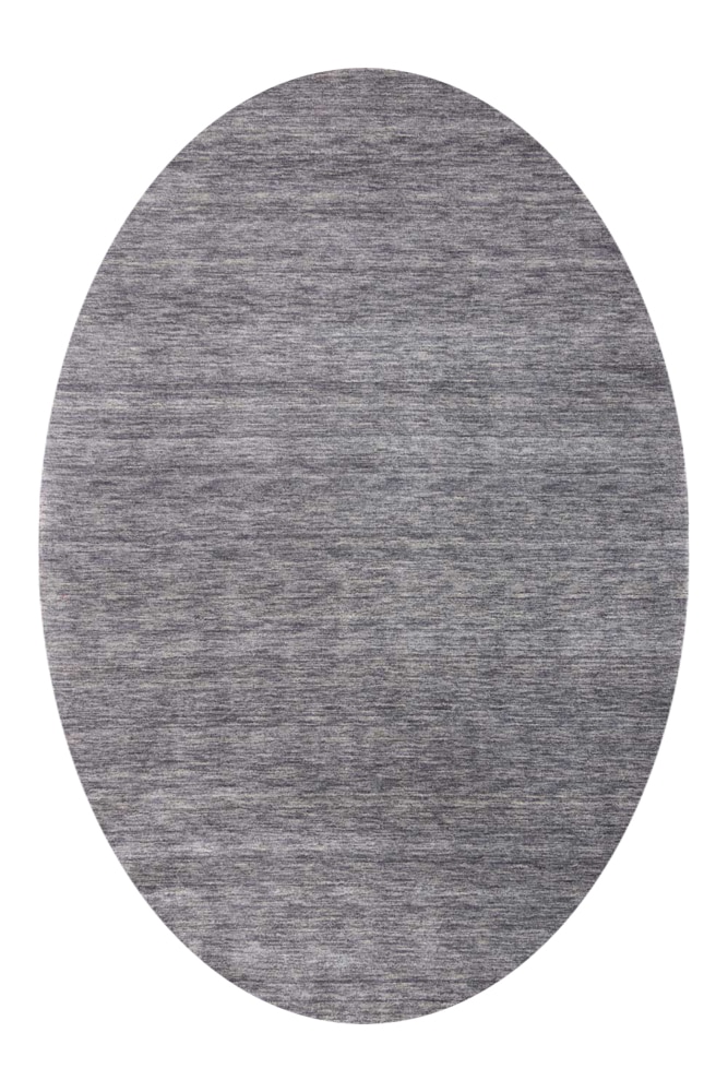 morgenland Wollteppich »Uni - Gabbeh Teppich - Softy«, oval, 1,6 mm Höhe, G günstig online kaufen