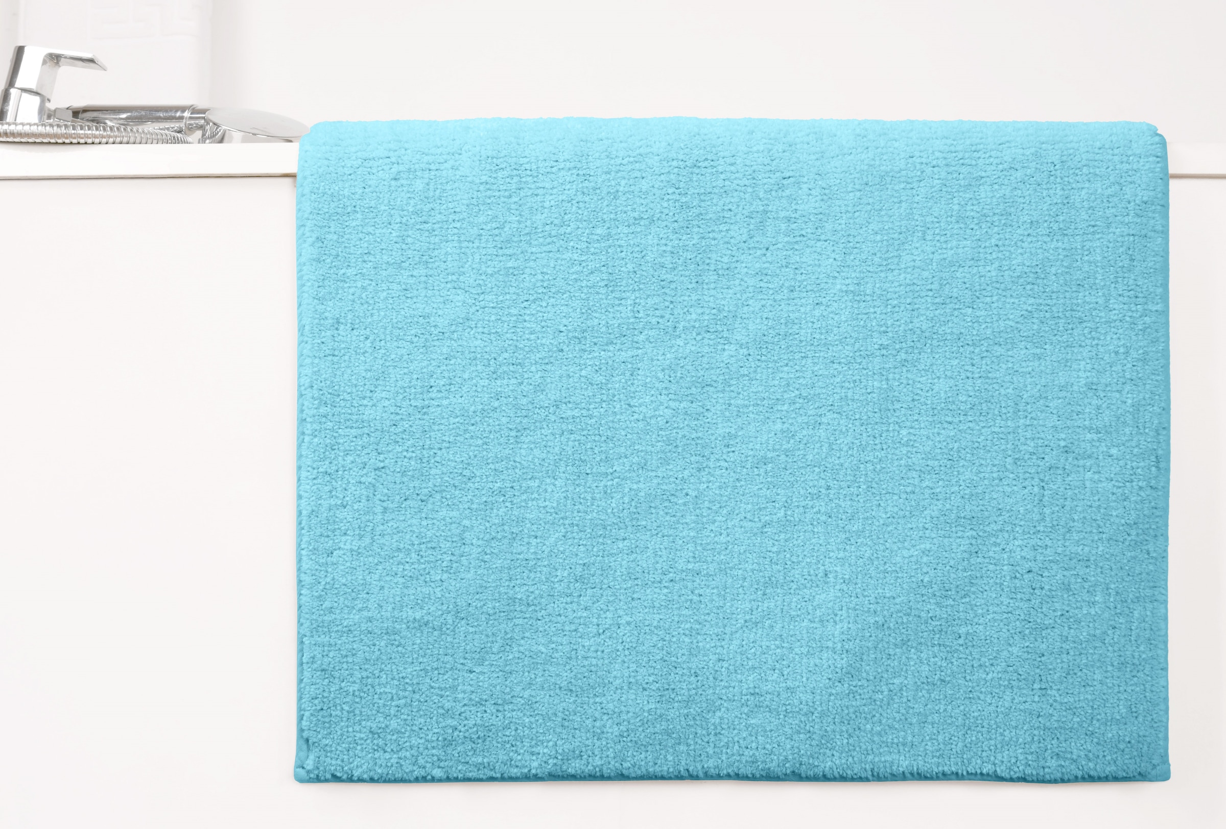 my home Badematte »Vanessa, Badvorleger, Badezimmer Teppich«, rutschhemmend beschichtet, schnell trocknend-fußbodenheizungsgeeignet-strapazierfähig, Badteppich, weiche Haptik, unifarben