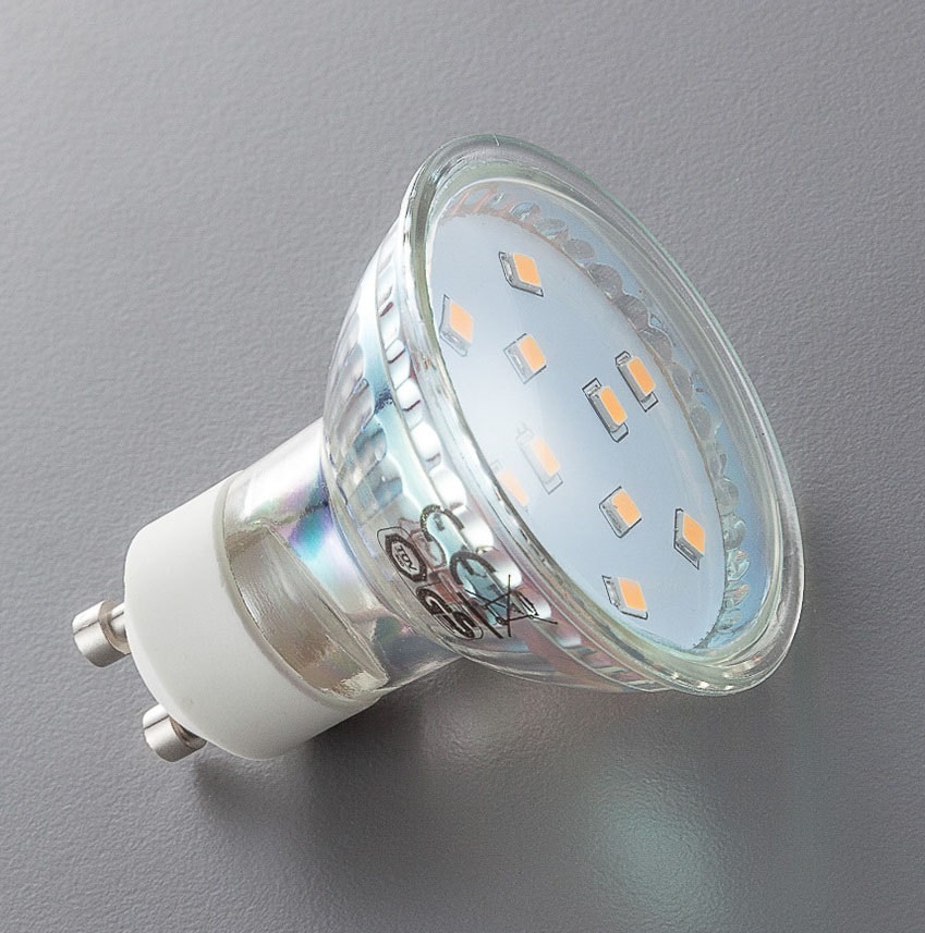 B.K.Licht LED-Leuchtmittel, GU10, 5 St., Warmweiß, LED Lampe Birne 3W 3.000K 250 Lumen Energiesparlampe