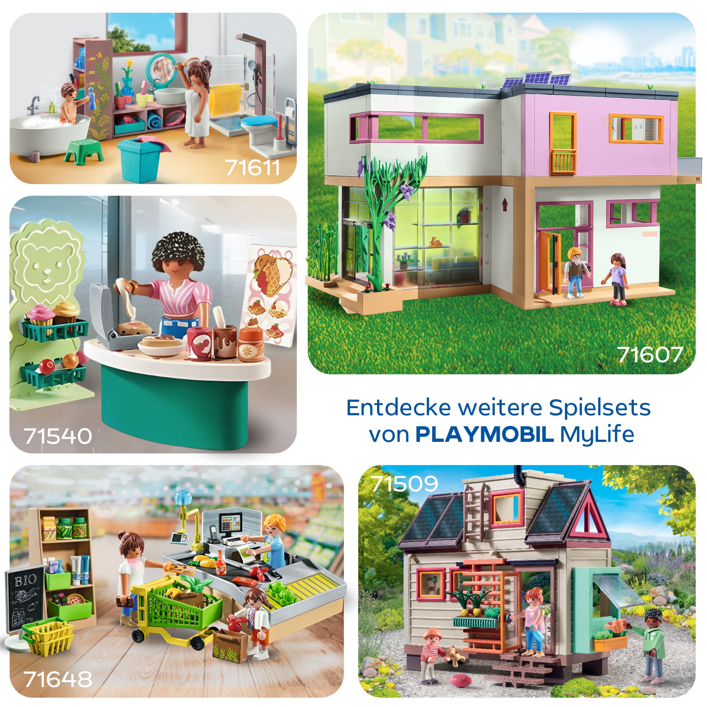 Playmobil® Konstruktions-Spielset »Blumenladen (71807), Playmobil My Life«, (220 St.), Made in Germany